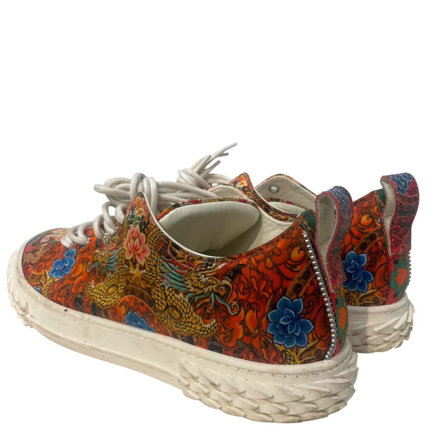 Giuseppe Zanotti/Low-Sneakers/US 11.5/All Over Print/Nylon/MLT/U-Tip/Blabber view 2
