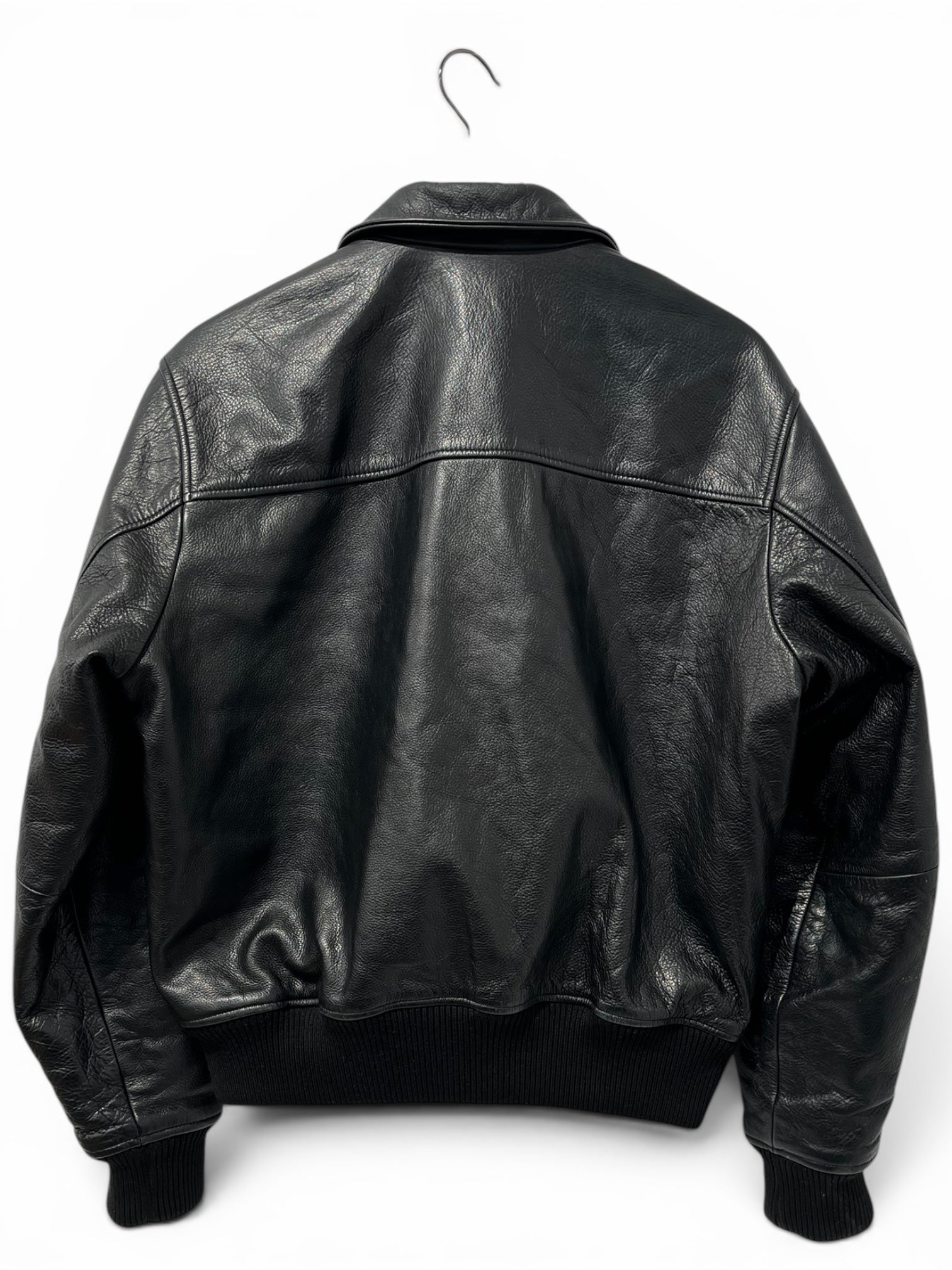 STUSSY/Leather Jkt/M/Leather/BLK/GARAGE LEATHER JACKET view 2