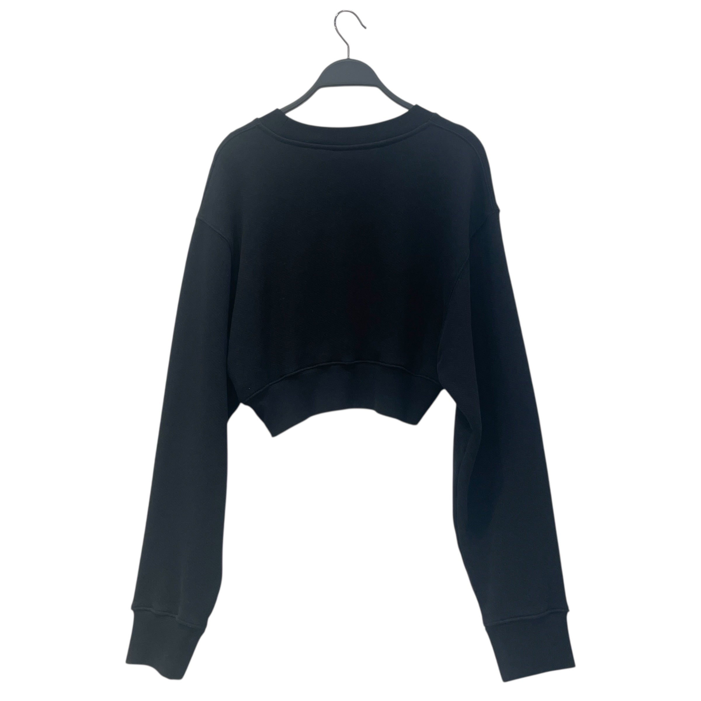 OFF-WHITE/Sweatshirt/M/Graphic/Cotton/BLK/CROPPED RHINESTONE view 2