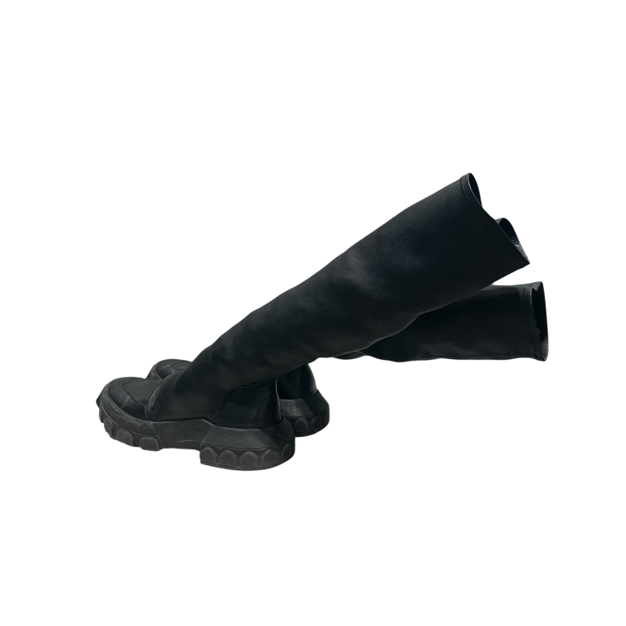Rick Owens/Boots/US 11/Leather/BLK/TRACTOR SOCK HIGH BOOTS view 2