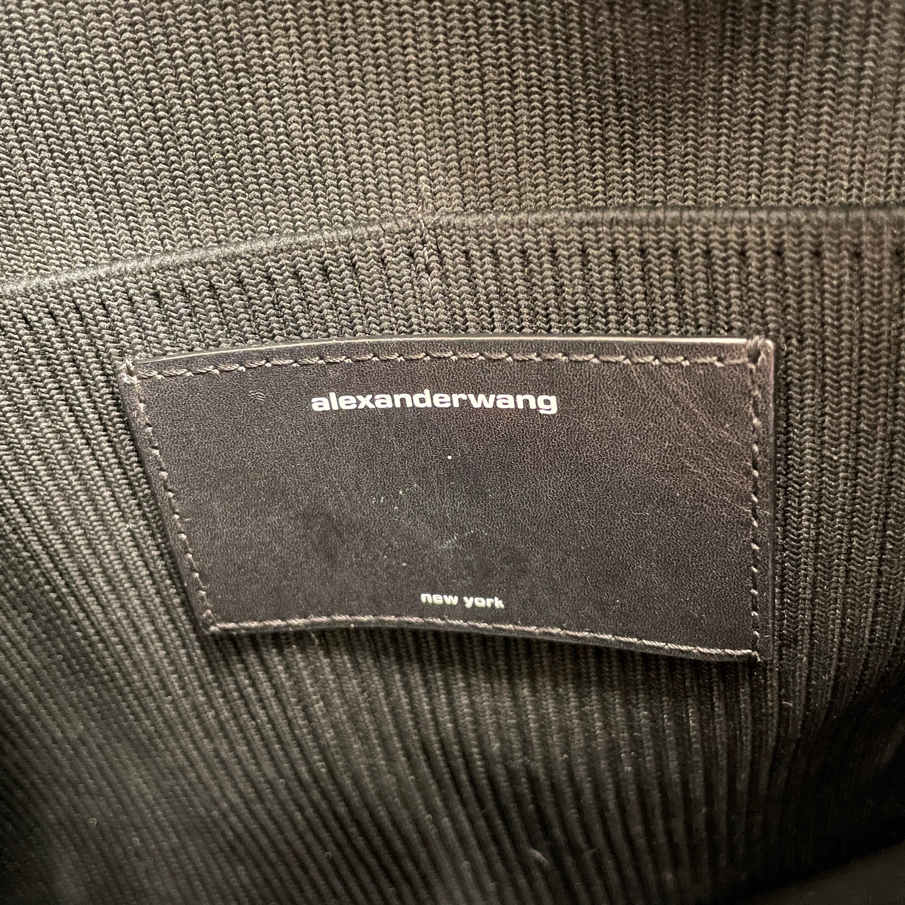 Alexander Wang/Bag/Nylon/BLK/Ryan Bag, Ribbed, Drawstring view 7