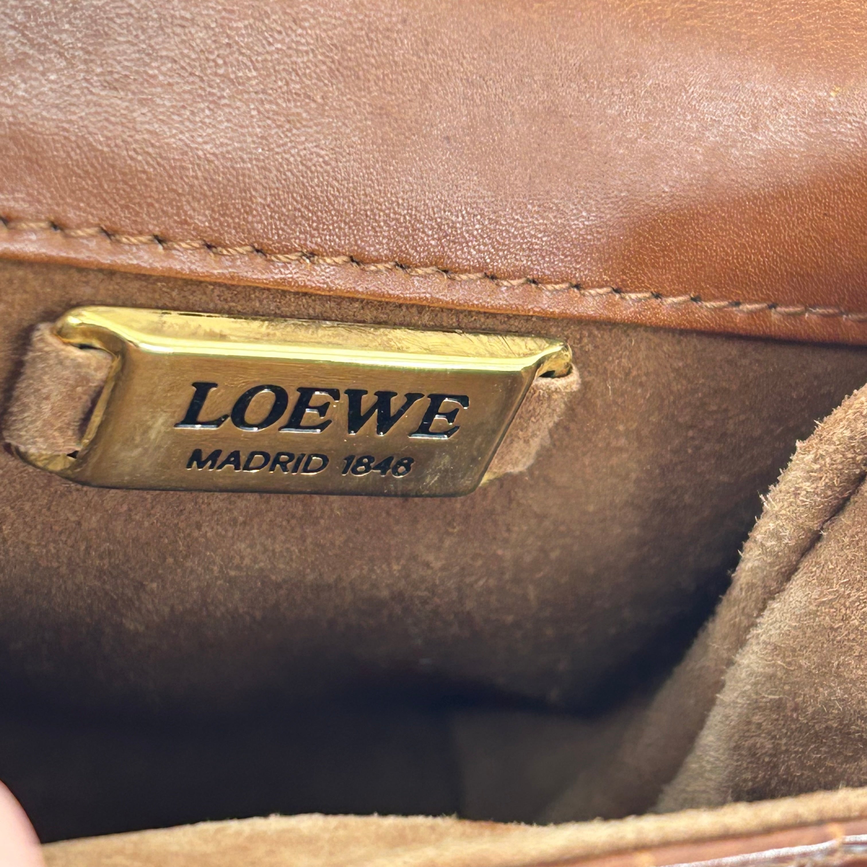 LOEWE/Mini/Bag/Multicolor/Crocodile/ view 4