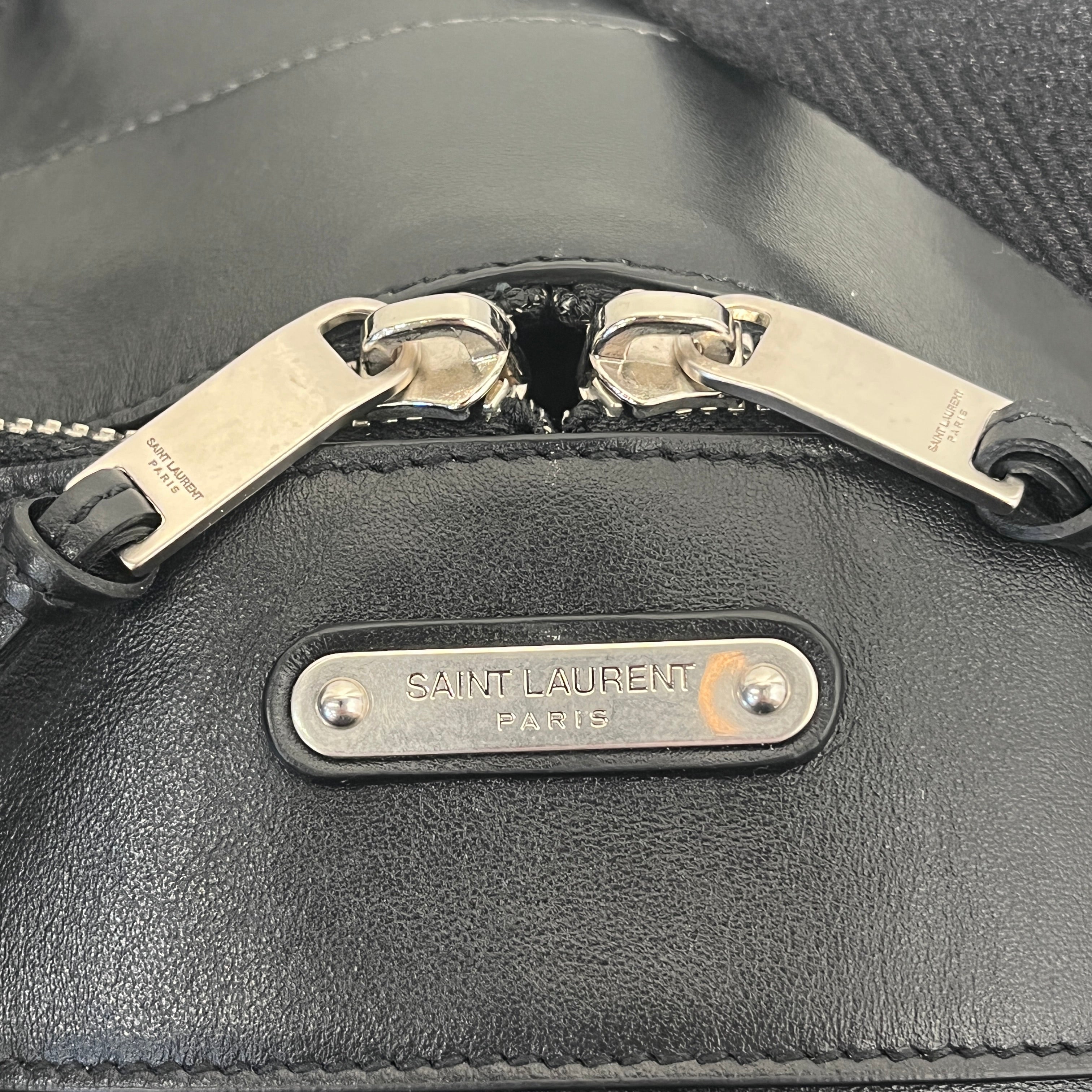YVES SAINT LAURENT/Tote Bag/Leather/BLK/ view 6