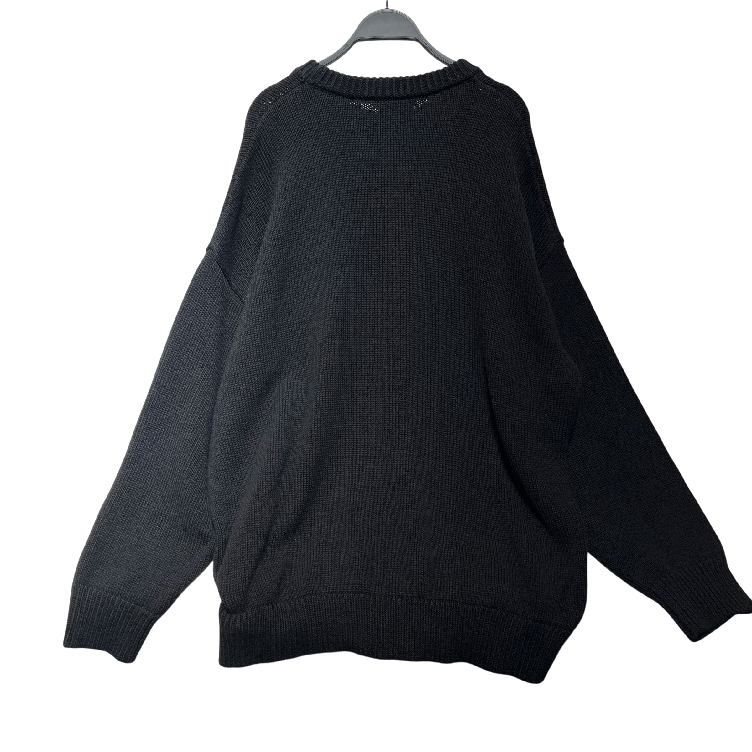 BALENCIAGA/Sweater/M/Cotton/BLK/BEDAZZLE BEBE view 2
