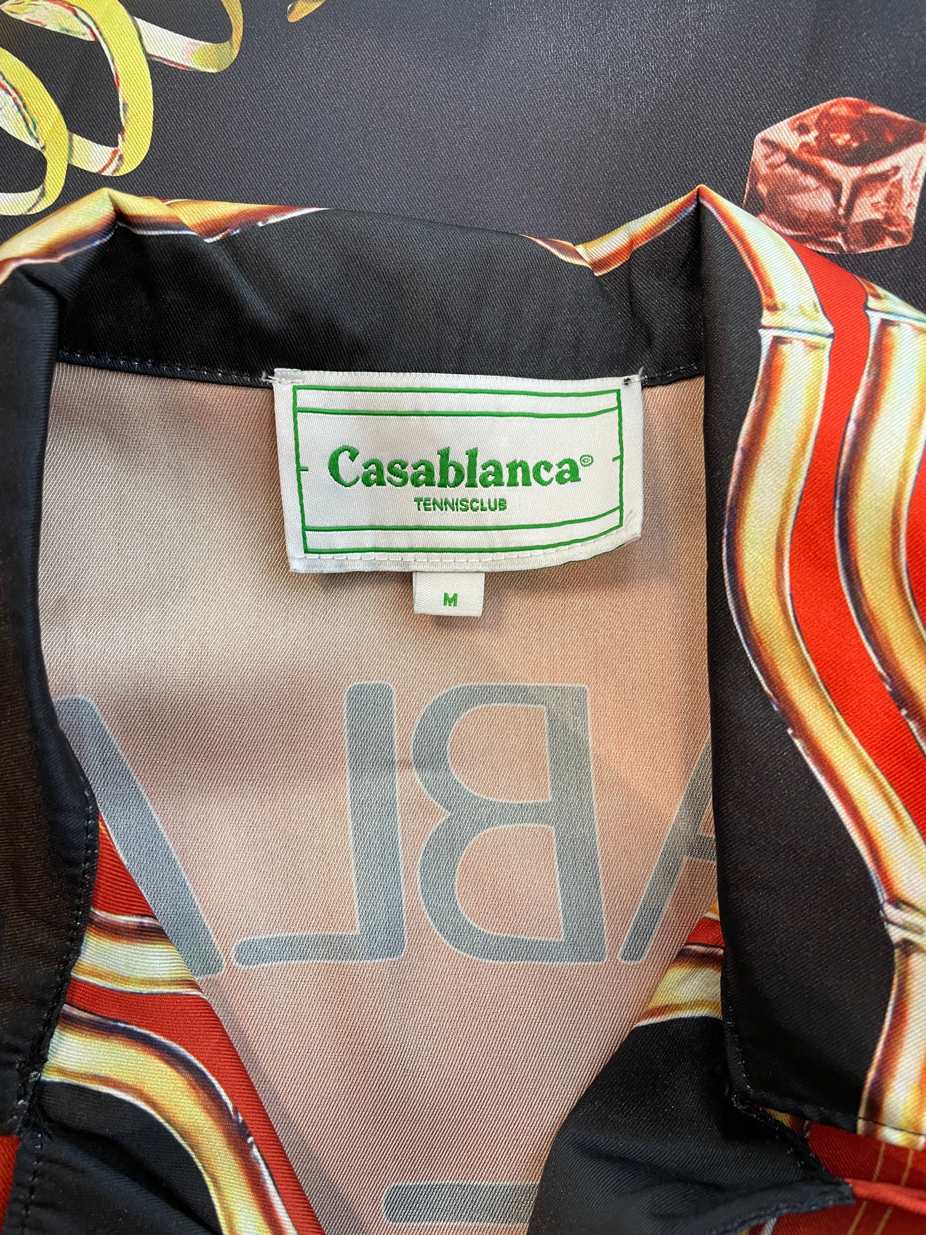 CASABLANCA/SS Shirt/M/SILK/MLT/All Over Print/DRINKING GRAPHICS view 3