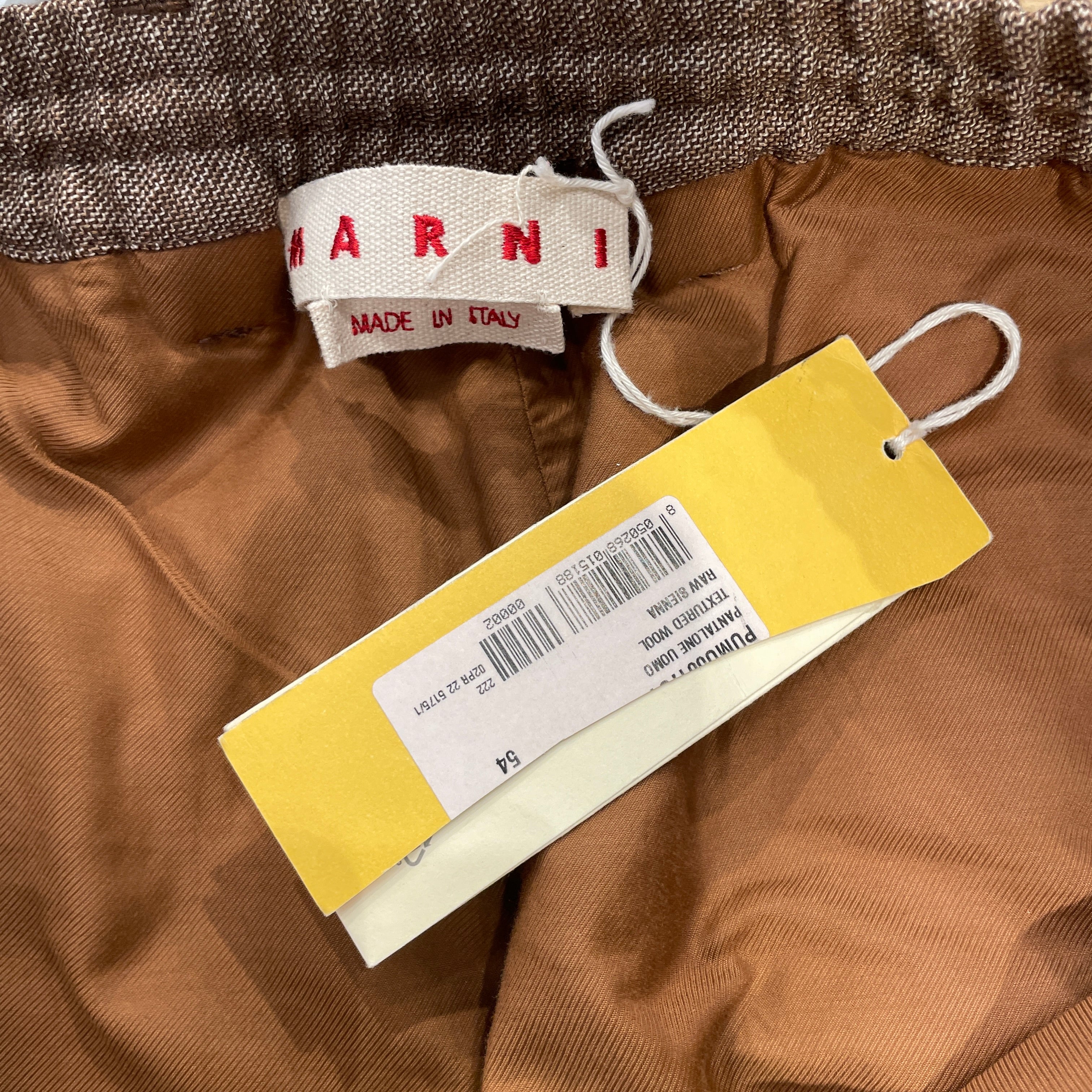 MARNI/Sarouel Pants/54/Cotton/CML/PLEATED TROUSER view 3
