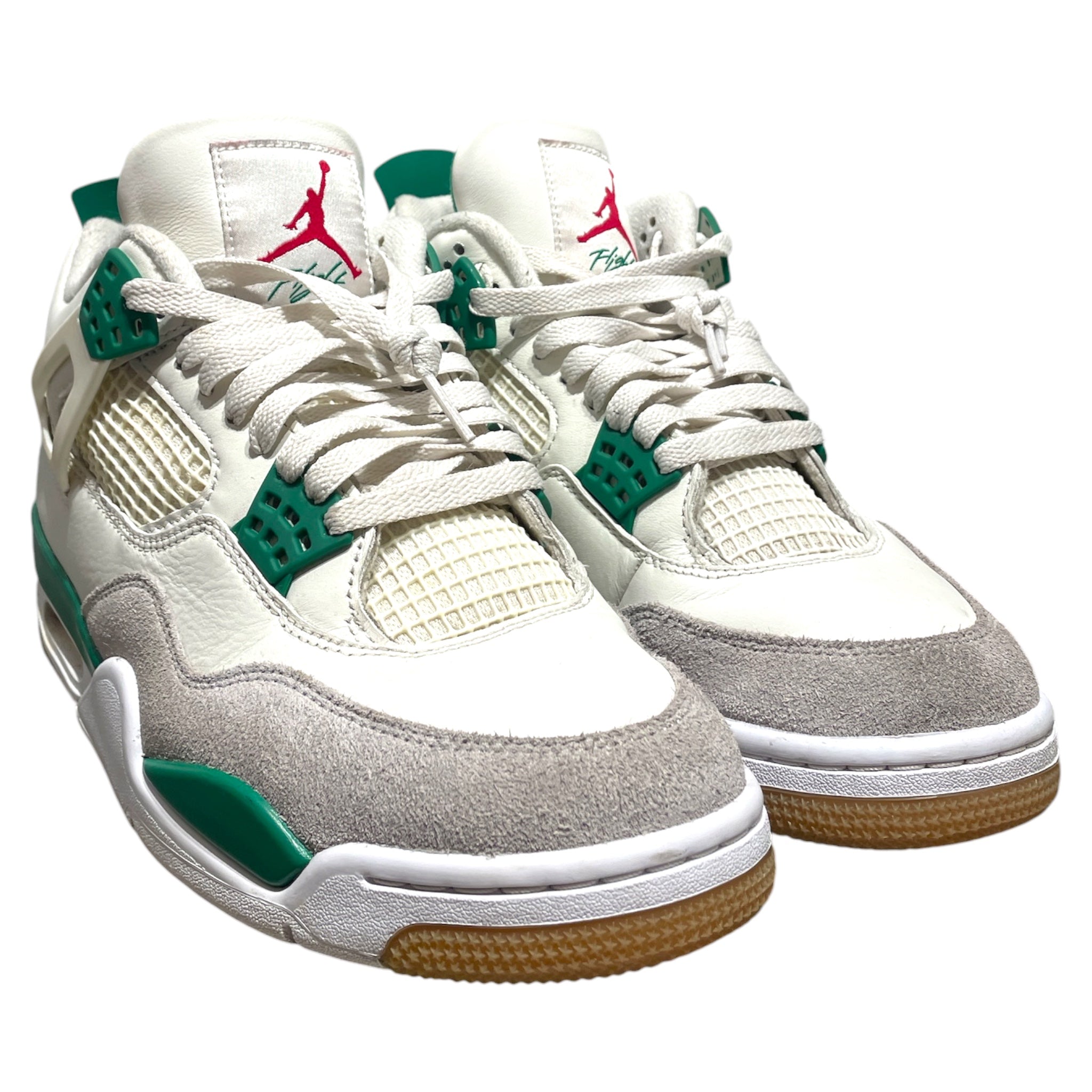 NIKE/Hi-Sneakers/US 8.5/Leather/WHT/Jordan 4 SB Pine Green view 1