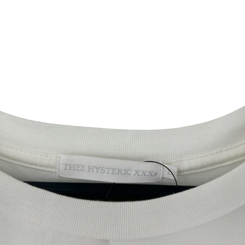 THEE HYSTERIC XXX/T-Shirt/L/White/Cotton/Graphic