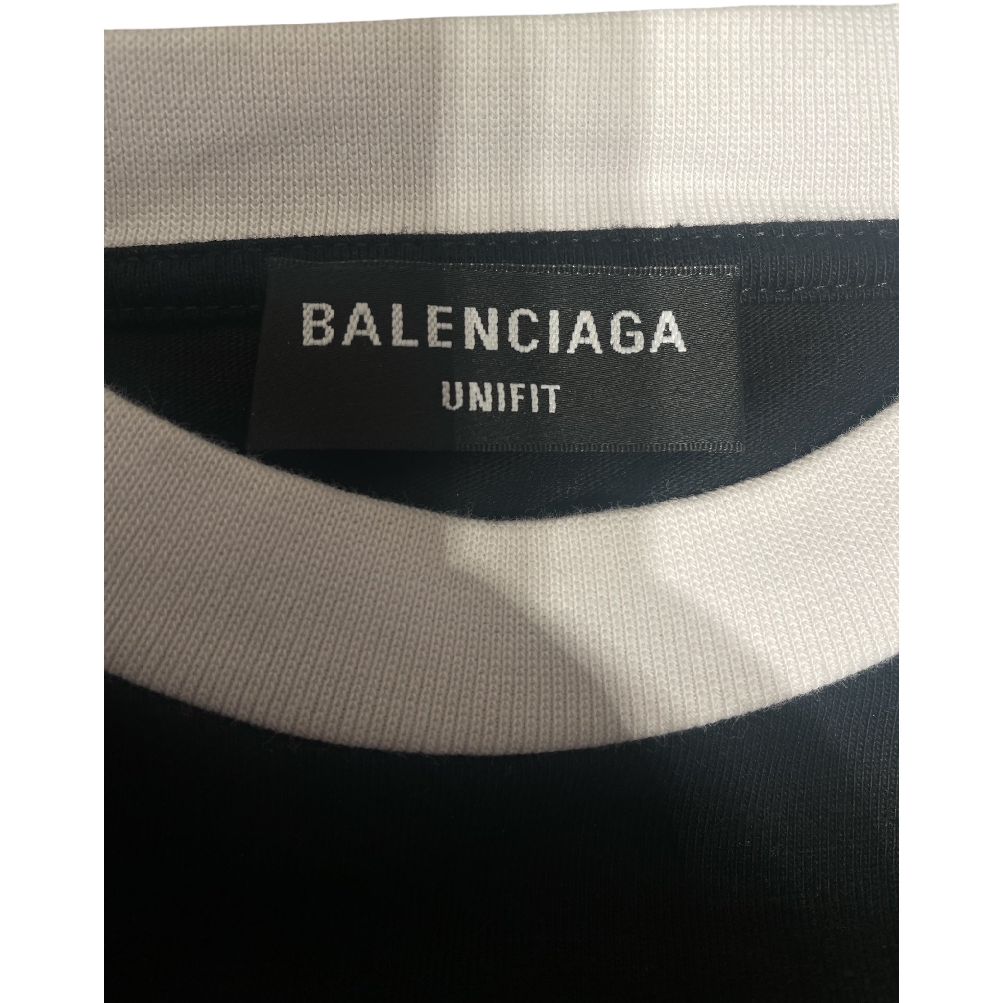 BALENCIAGA/T-Shirt/2/Cotton/BLK/Graphic/sporty b logo oversized view 3