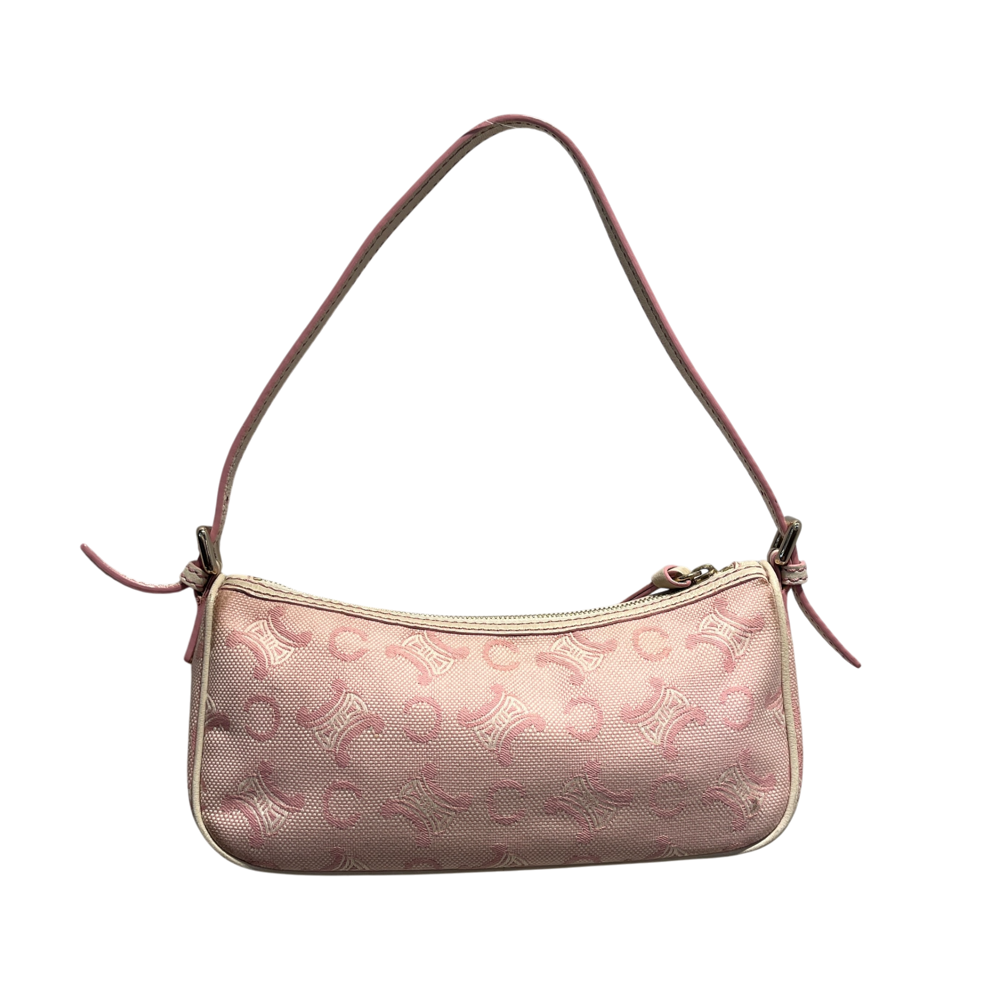 CELINE/Hand Bag/Monogram/Cotton/PNK/C MACADAM CANVAS SHOULDERBAG view 2