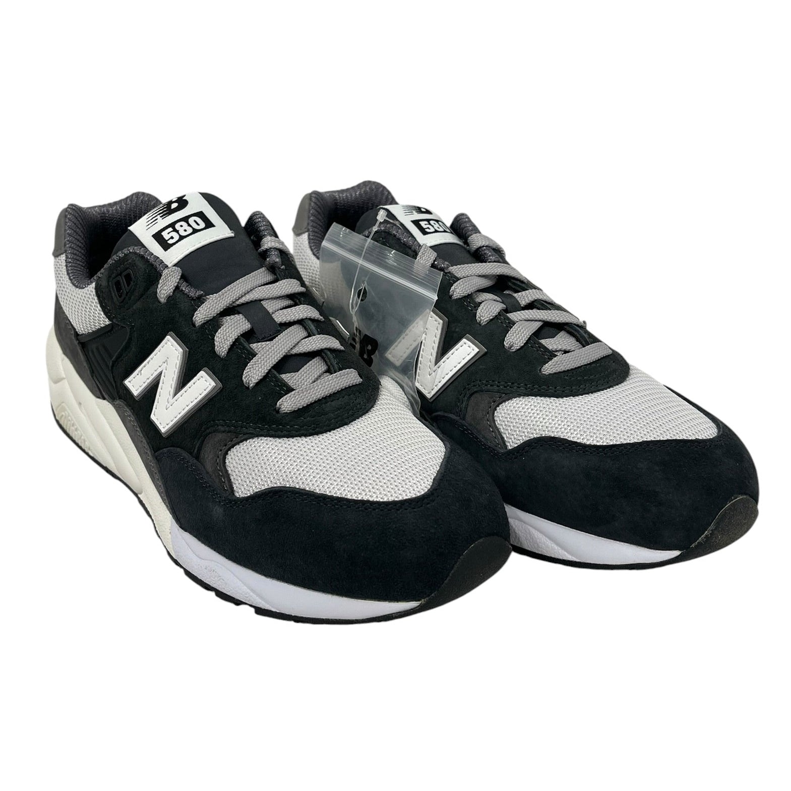 NEW BALANCE/COMME des GARCONS HOMME/Low-Sneakers/US 10/Suede/BLK/580 WHITE N ROLLBAR view 1