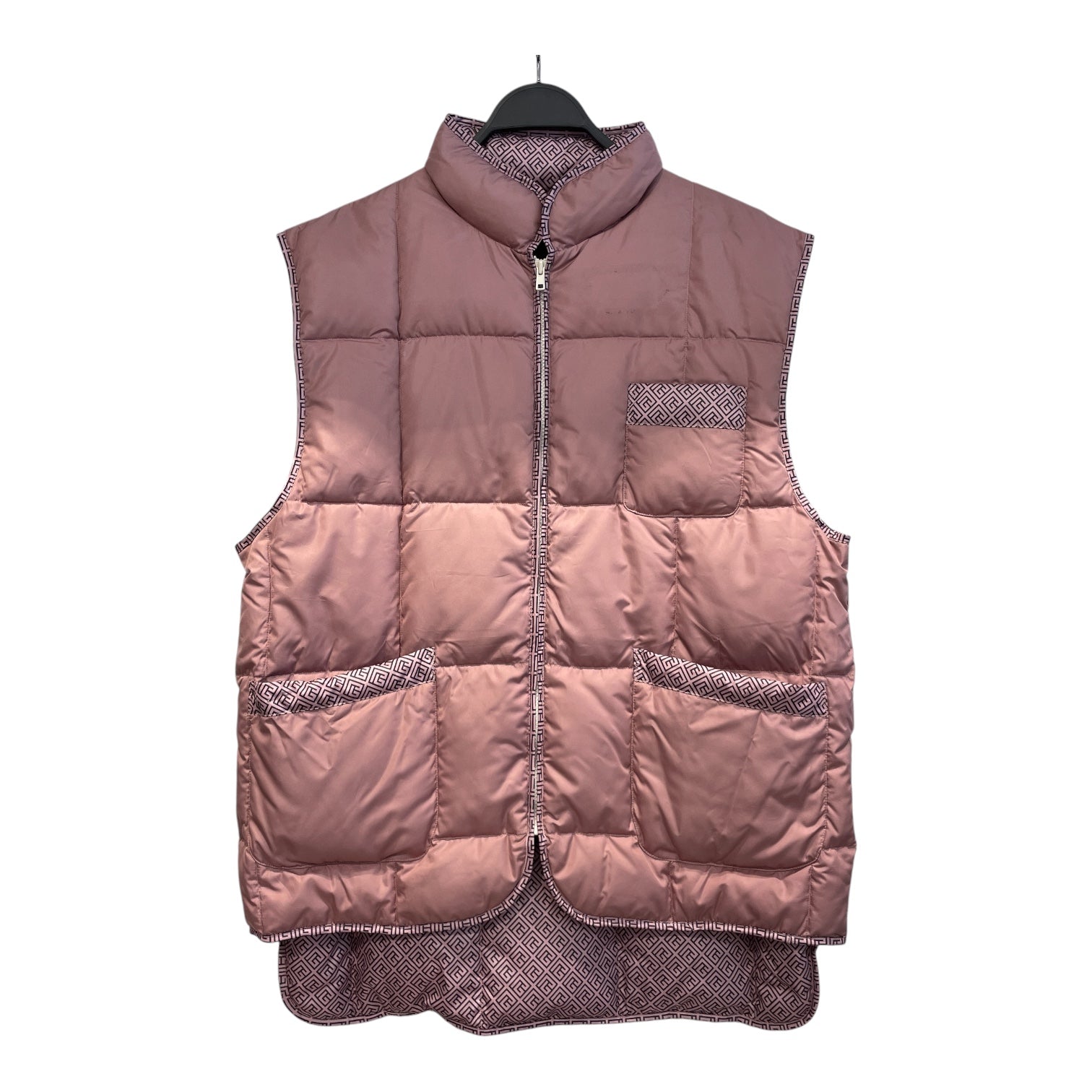 BALMAIN/Puffer Vest/Monogram/PNK/REVERSIBLE PUFFER VEST view 2