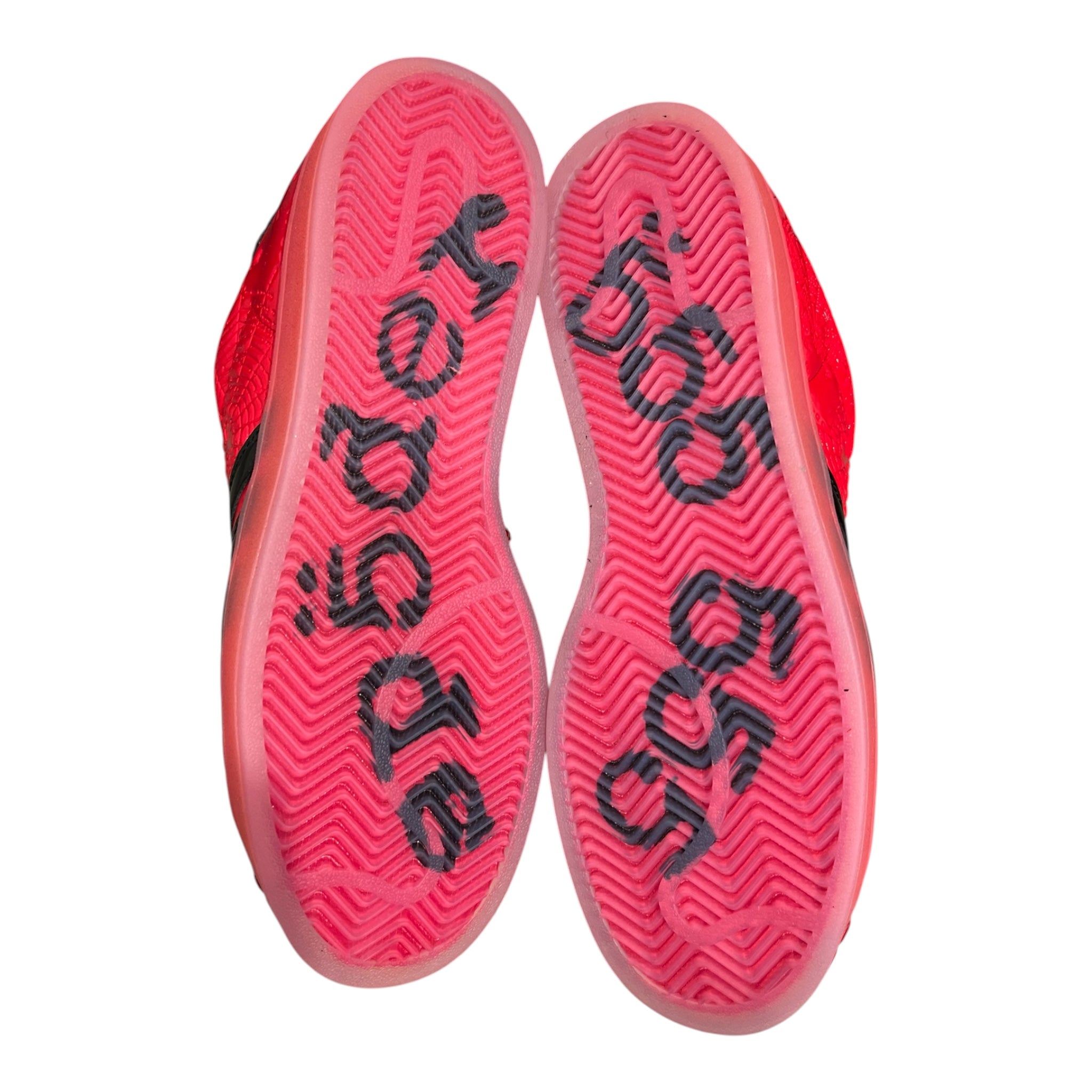 adidas/Sp5der/Low-Sneakers/US 10/Leather/RED/RED SUPERSTAR SP5DER view 5