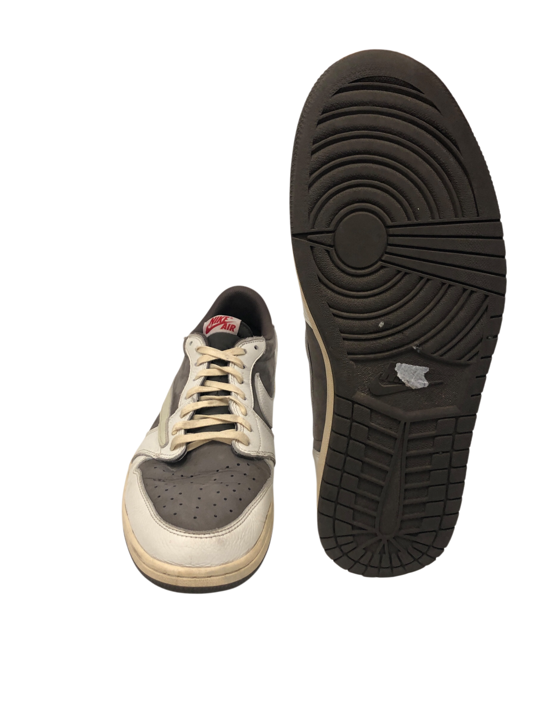 TRAVIS SCOTT/Low-Sneakers/US 13/Leather/BRW/ view 2
