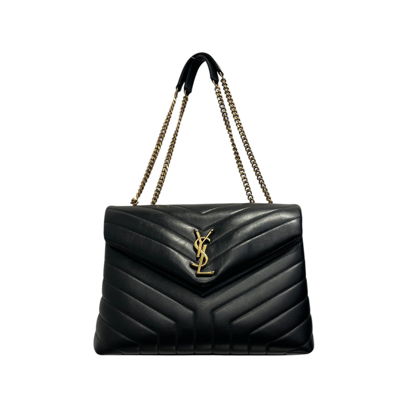 YVES SAINT LAURENT/Hand Bag/OS/Leather/BLK/LOULOU CROSSBODY