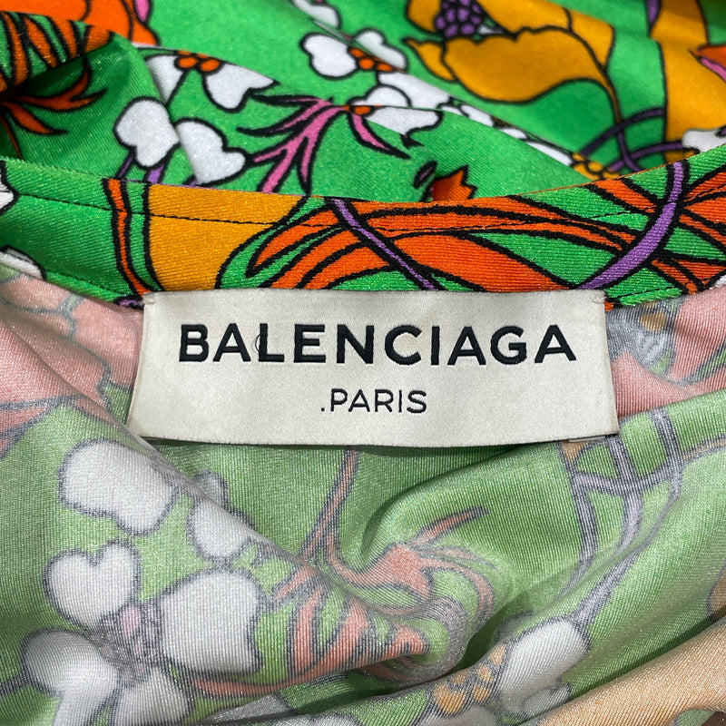 BALENCIAGA/Floral Caftan Dress/38/GRN