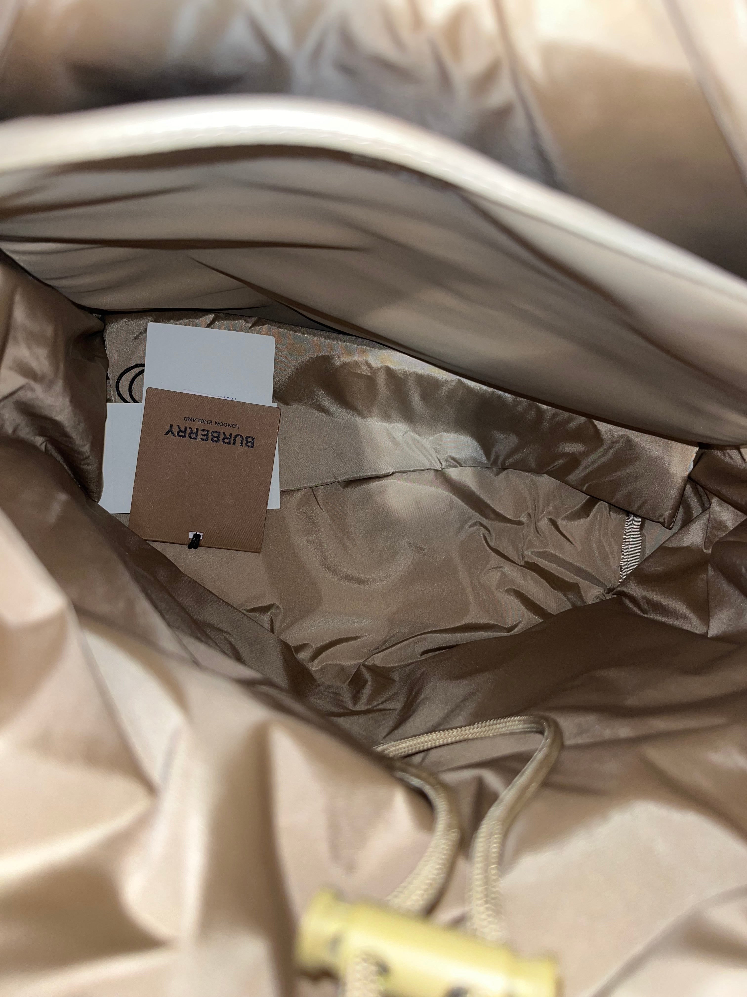BURBERRY/Backpack/Acrylic/BEG/8104490 SILVER BUCKLE view 4