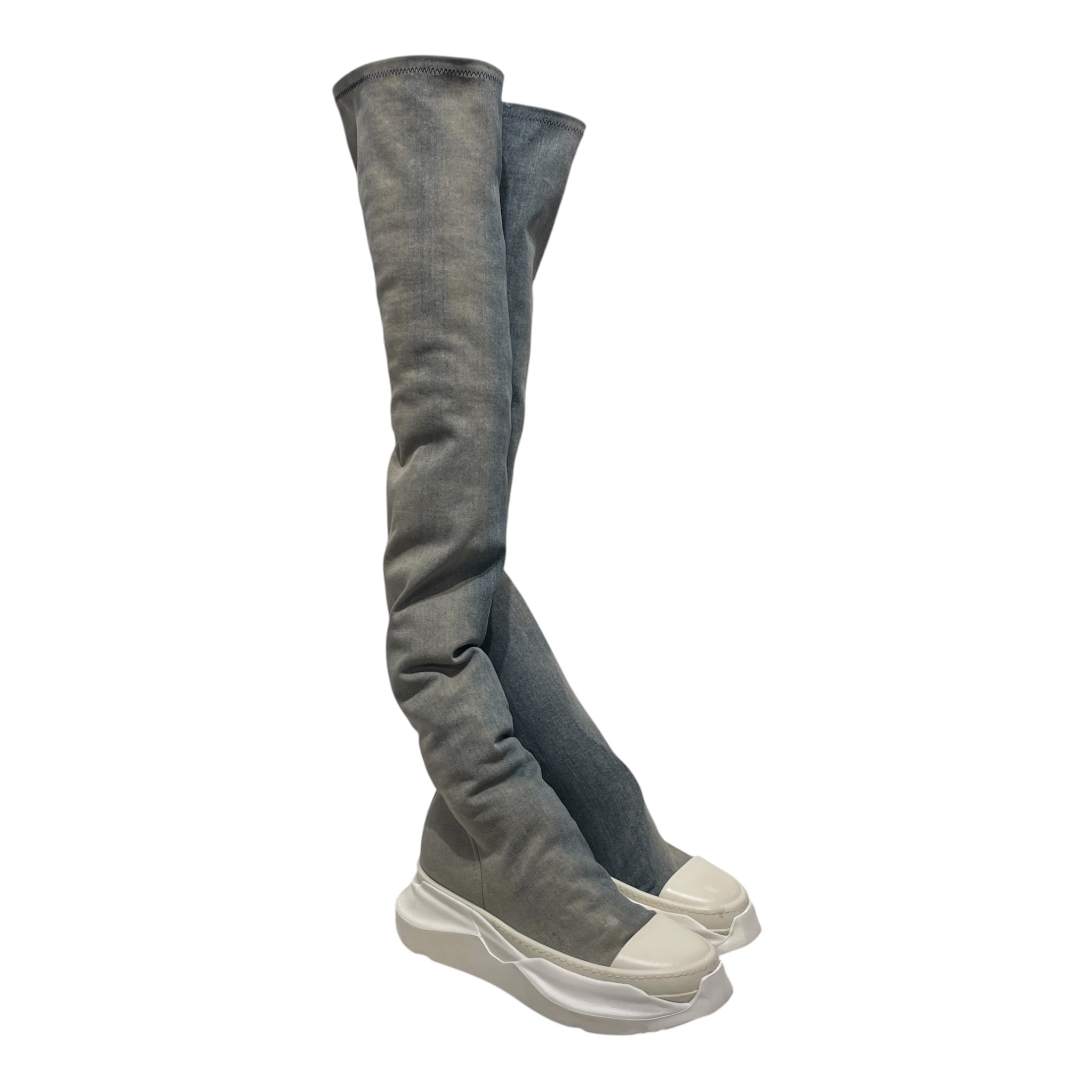 RICK OWENS DRKSHDW/Hi-Sneakers/EU 37/Denim/IDG/ view 1