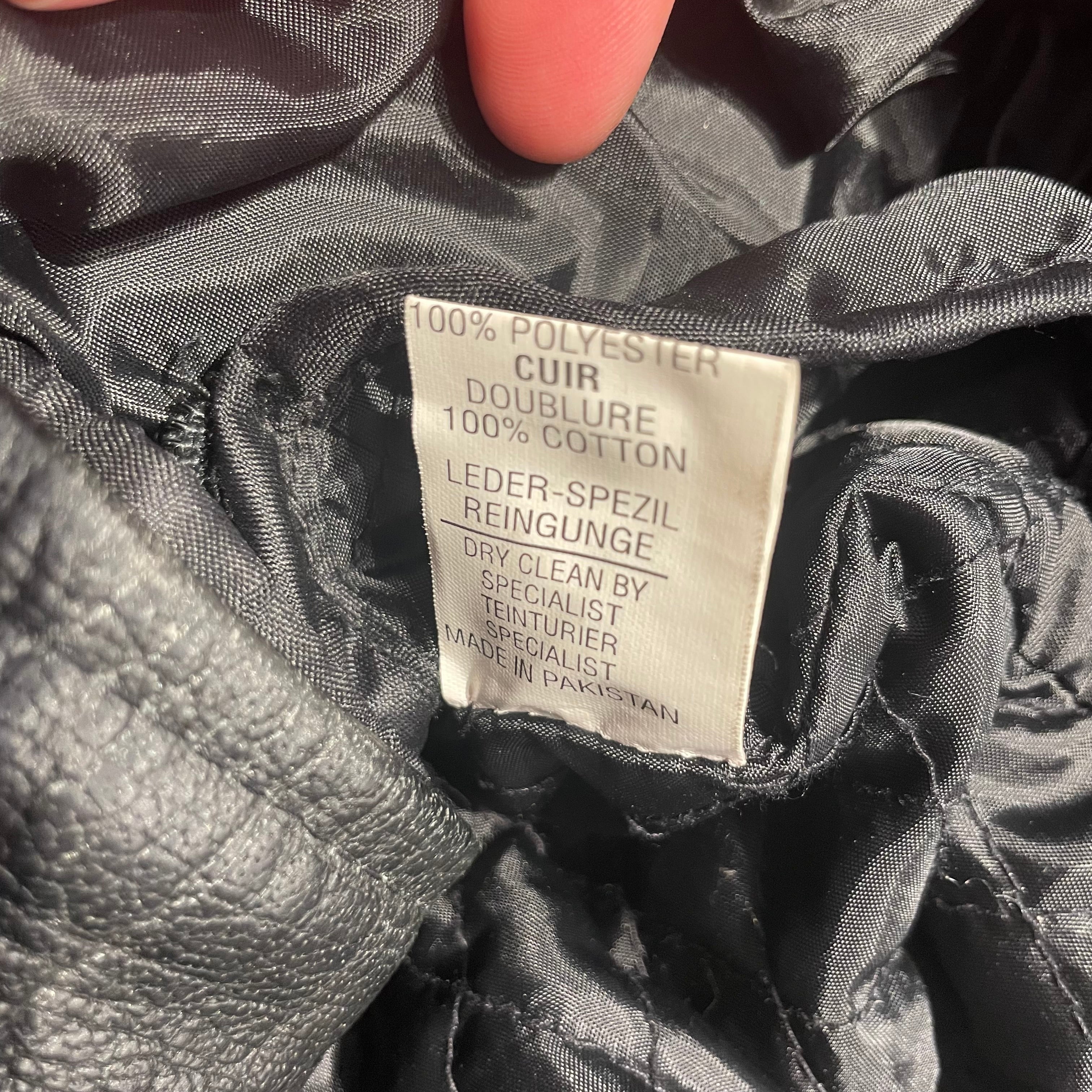 Jamin Leather/Leather Jkt/50/Leather/BLK/Lace Up Vintage Jacket view 5
