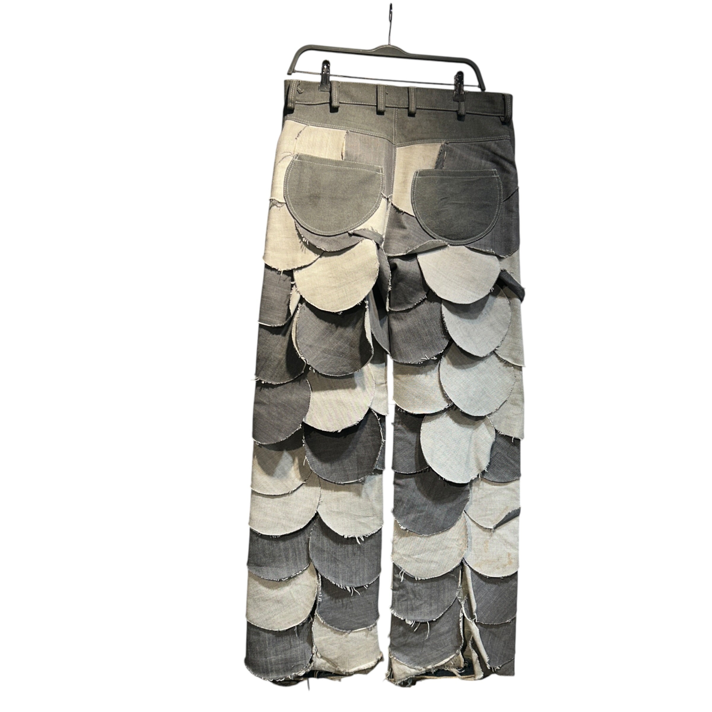 NOBRAND/Pants/Cotton/GRY/MULTI SHADE GRAY FLAPS view 2