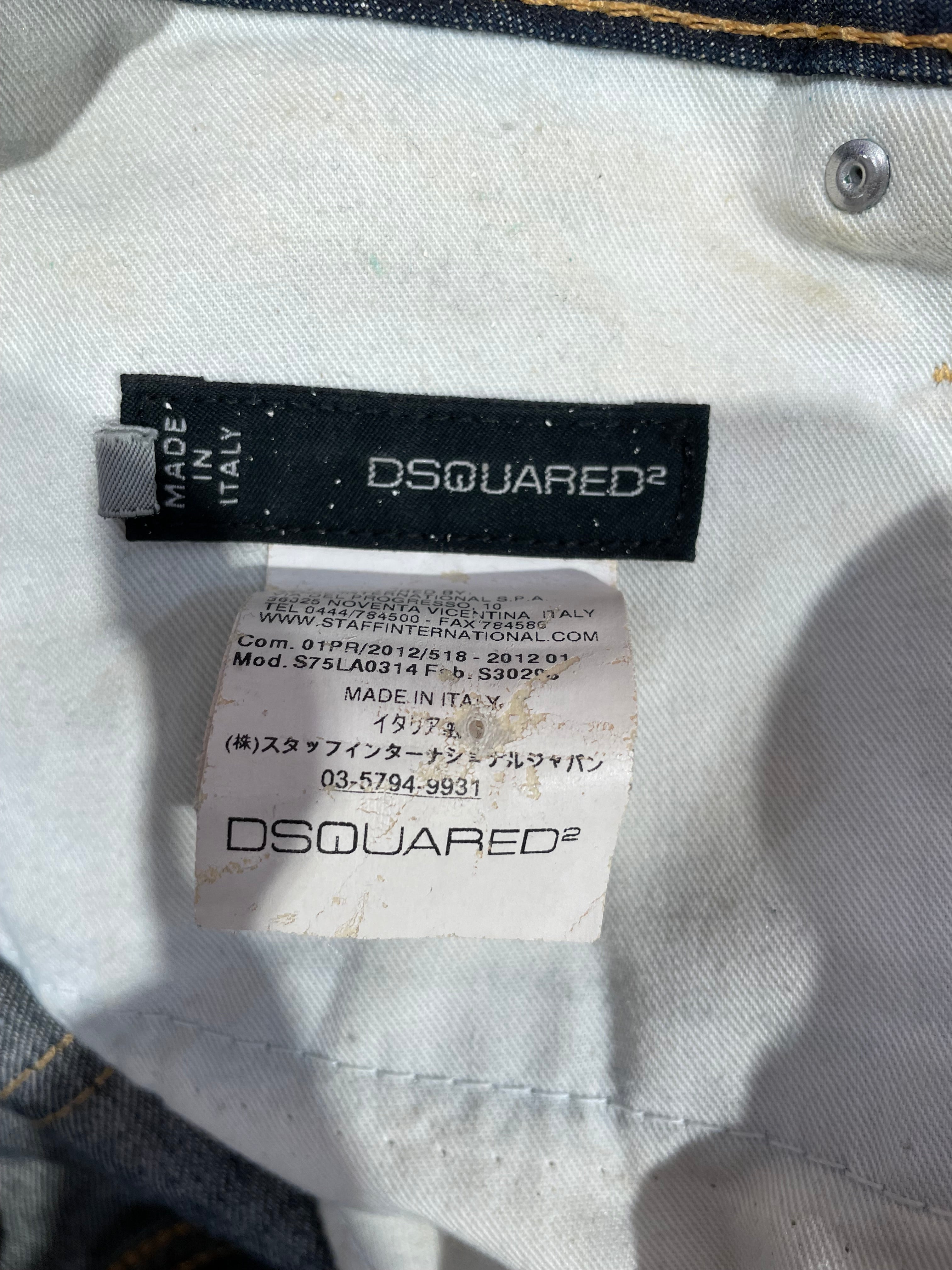 DSQUARED2/Bottoms/40/Denim/NVY/studden jeans view 3