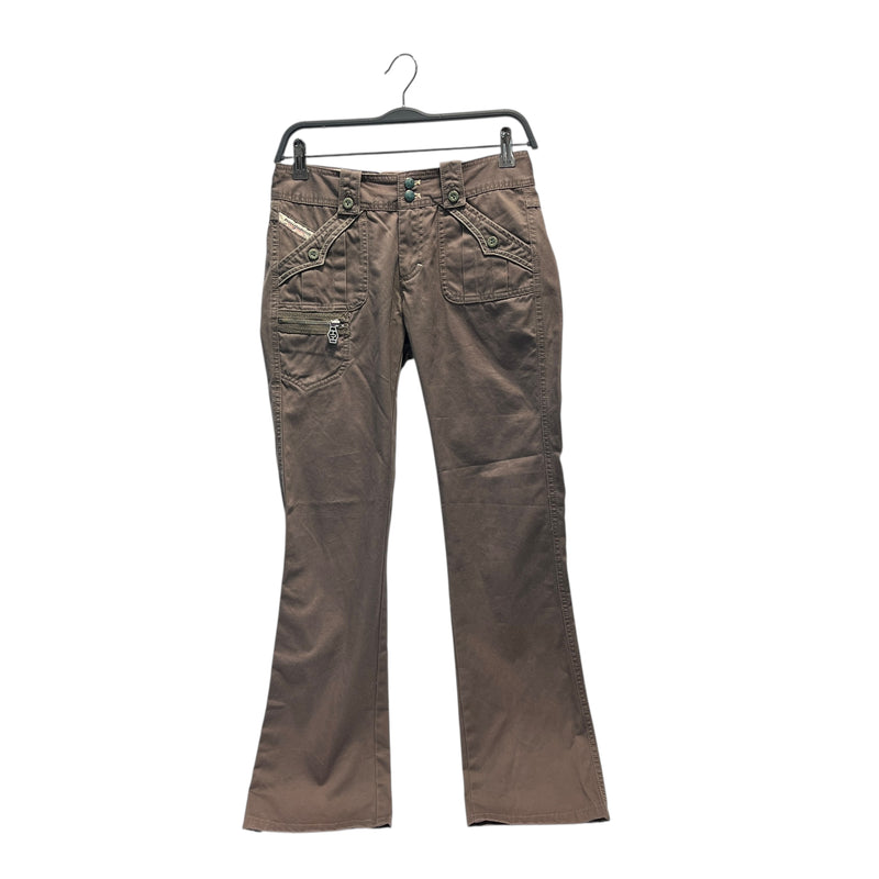 DIESEL/Bottoms/25/Cotton/BRW/floral inner waist