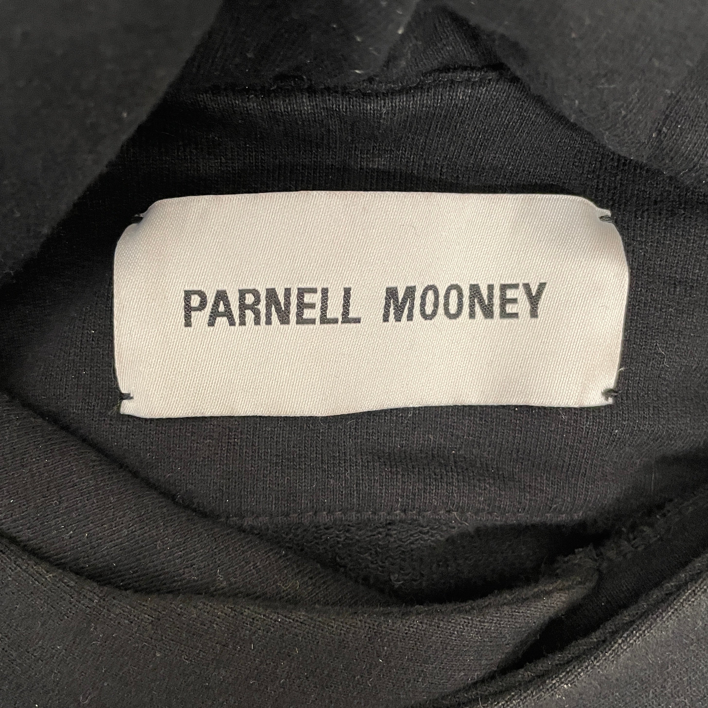 PARNELL MOONEY/Hoodie/XL/Cotton/BLK/PANELED FRENCH TERRY view 3