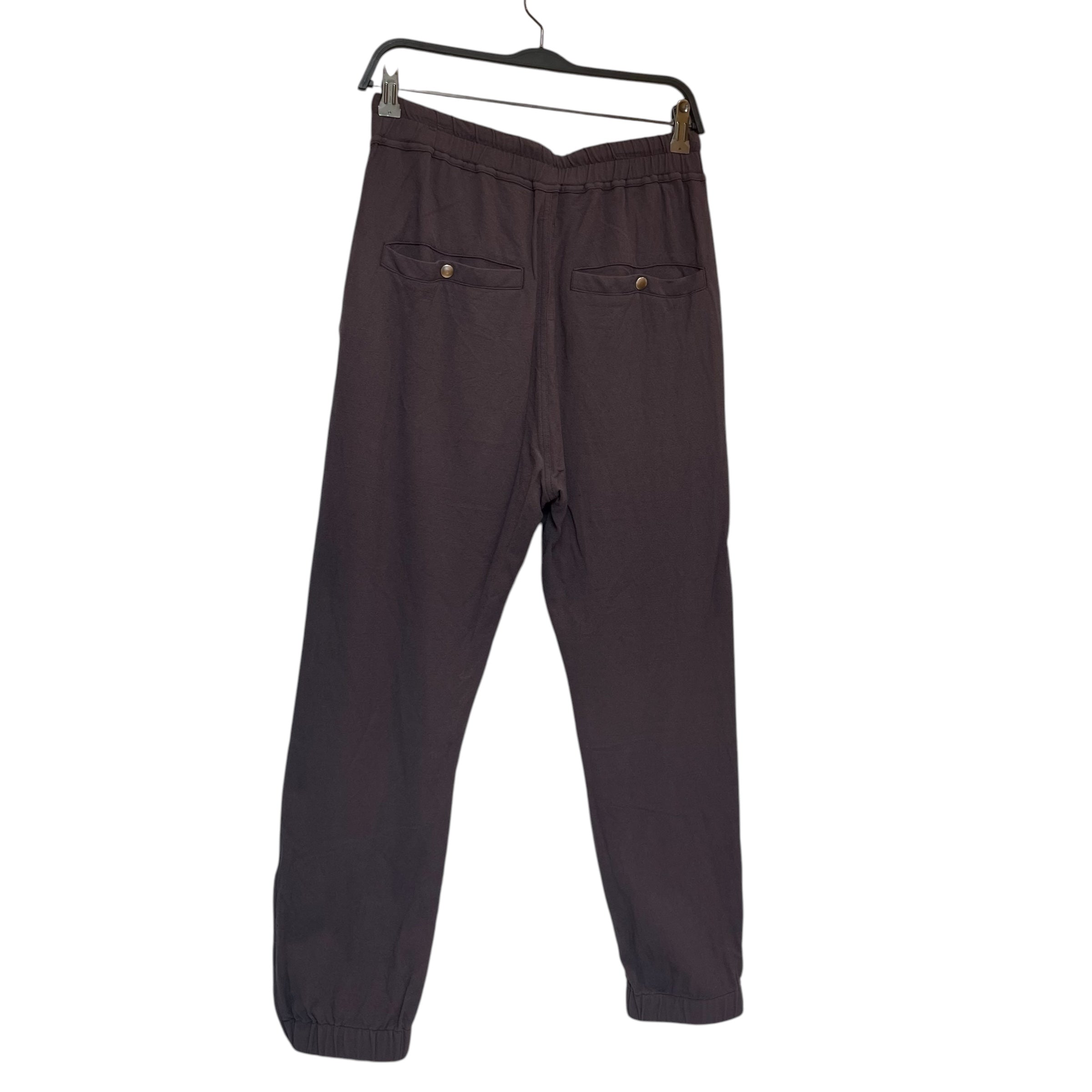 Rick Owens/Straight Pants/46/Cotton/PPL/eggplant drawstring view 2