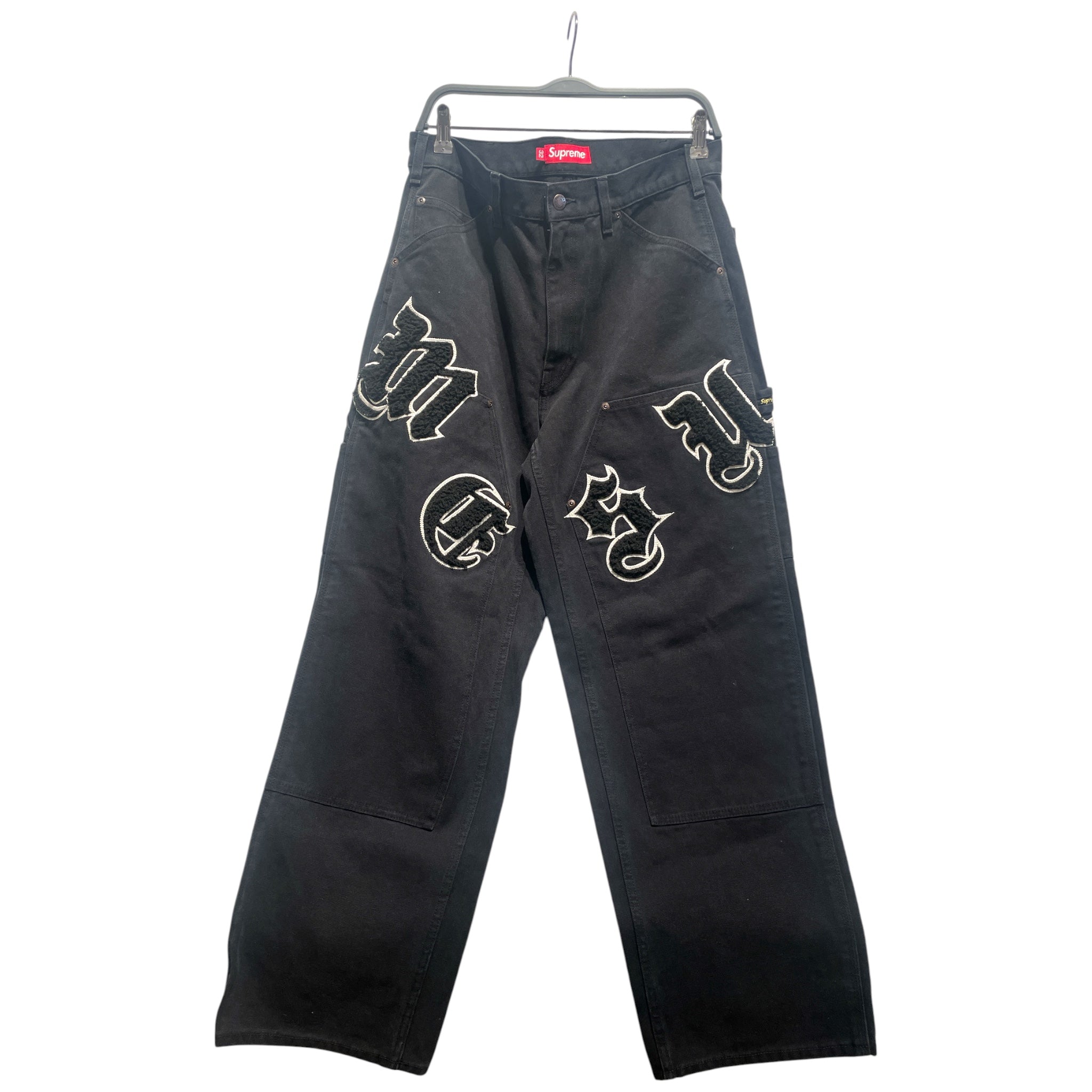 Supreme/Straight Pants/32/Denim/BLK/ view 1