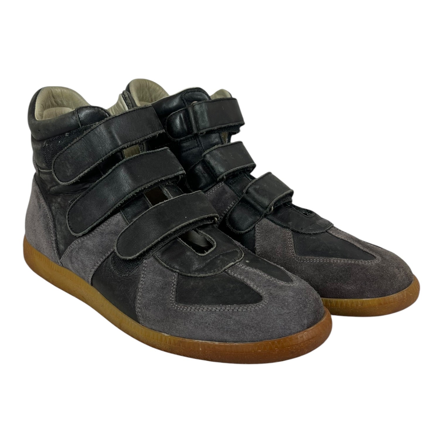 Maison Margiela/Hi-Sneakers/EU 44/Leather/BLK/VELCRO GATS view 1