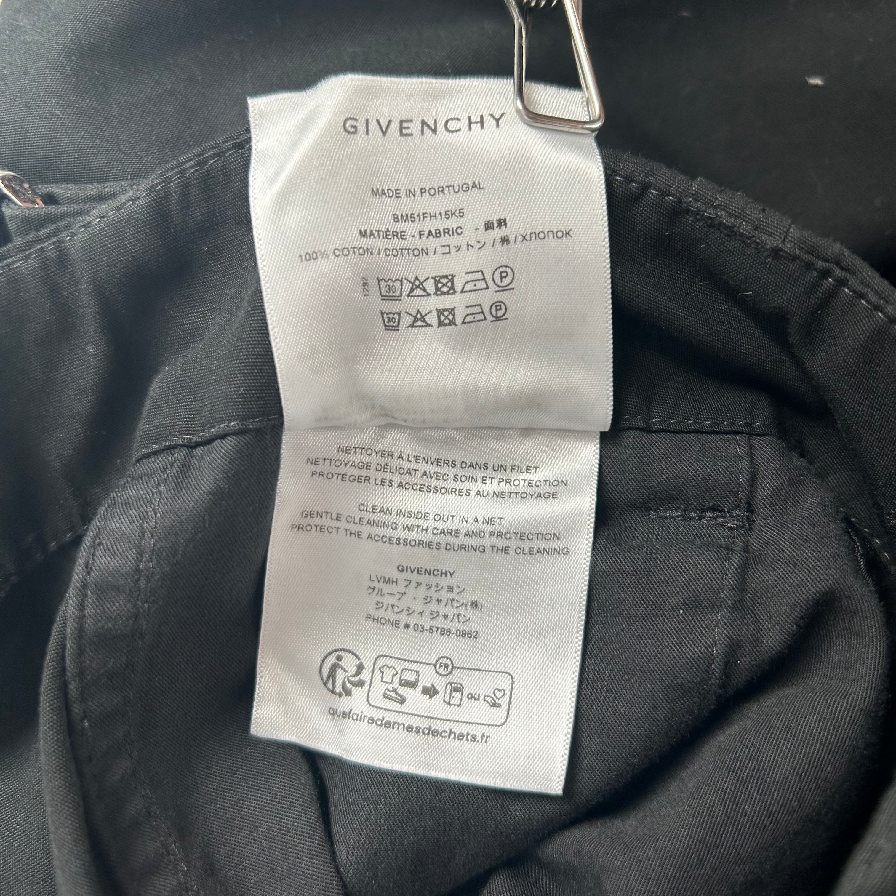 GIVENCHY/Cargo Pants/46/Cotton/BLK/BM51FH15K5 view 4