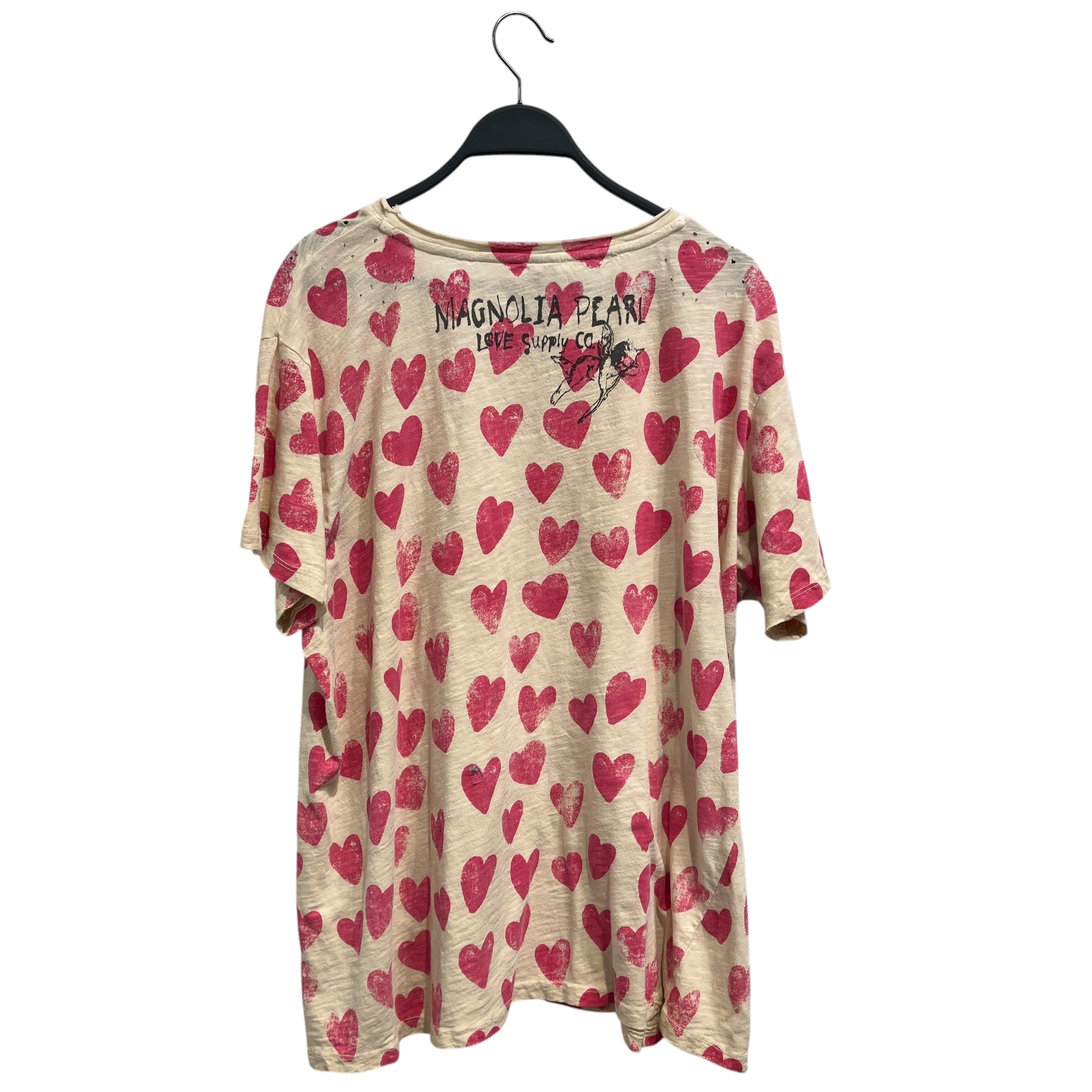Magnolia Pearl/T-Shirt/S/All Over Print/Cotton/WHT/Heart Print view 2