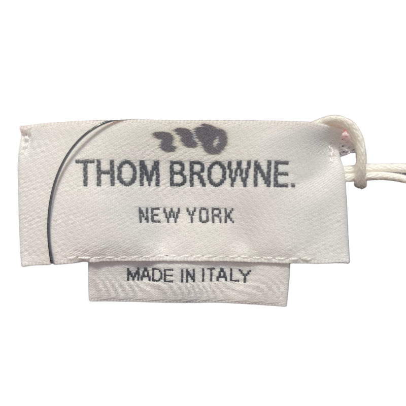 THOM BROWNE. NEW YORK/Sweater/2/Cotton/NVY/Arm stripe crew