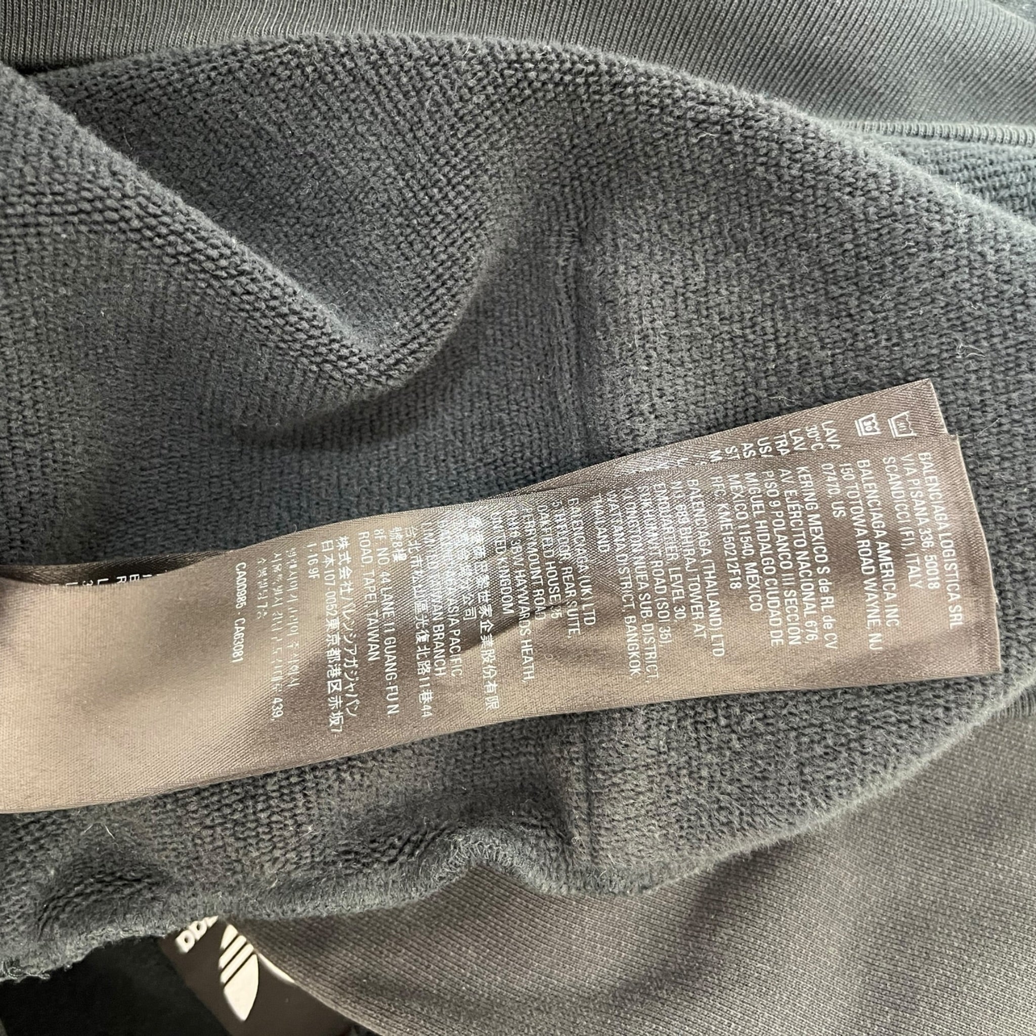 BALENCIAGA/adidas/Hoodie/L/Graphic/Cotton/GRN/Oversize/BLK WHT LOGO view 6