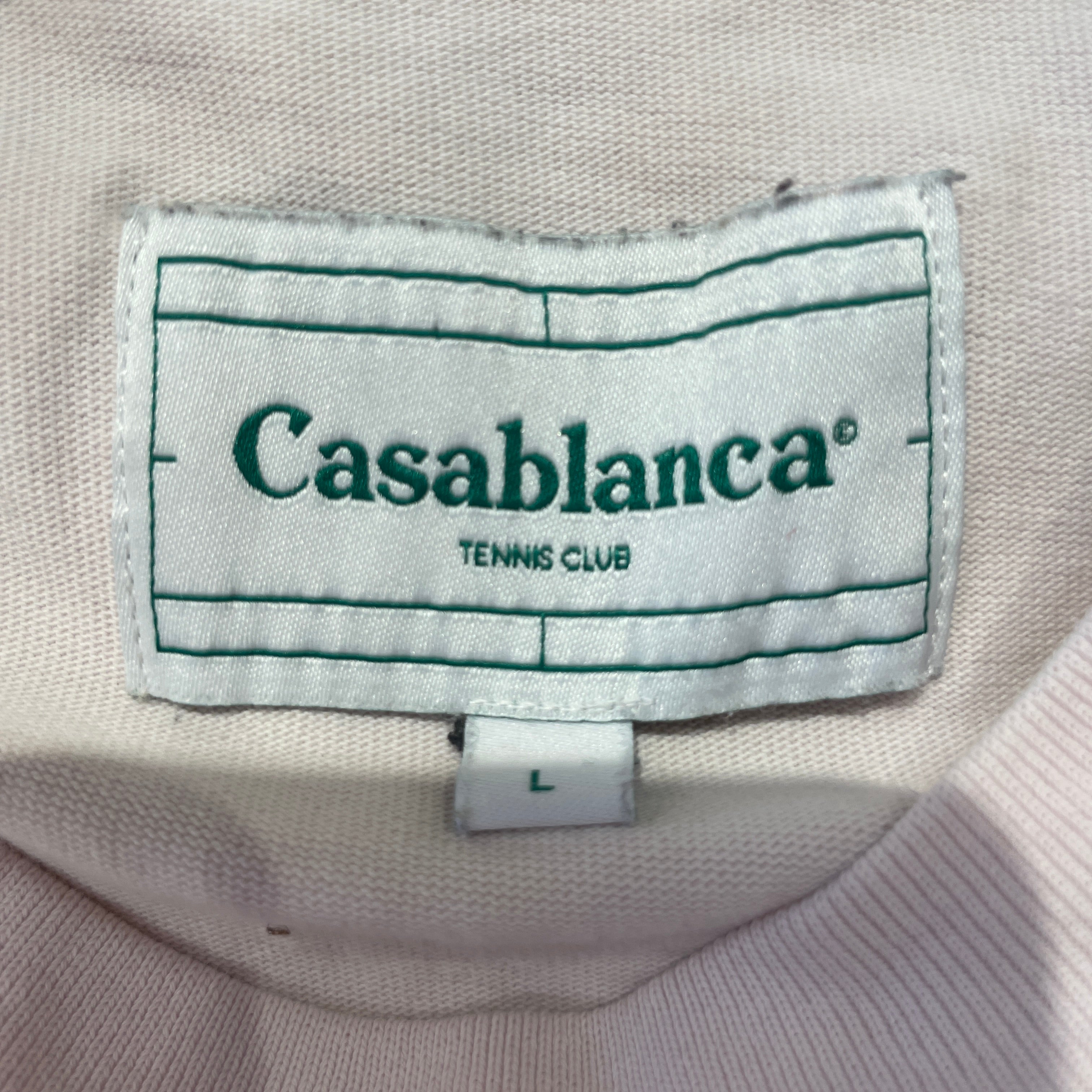CASABLANCA/T-Shirt/L/Cotton/WHT/Graphic/GRAND PARK TEE view 3