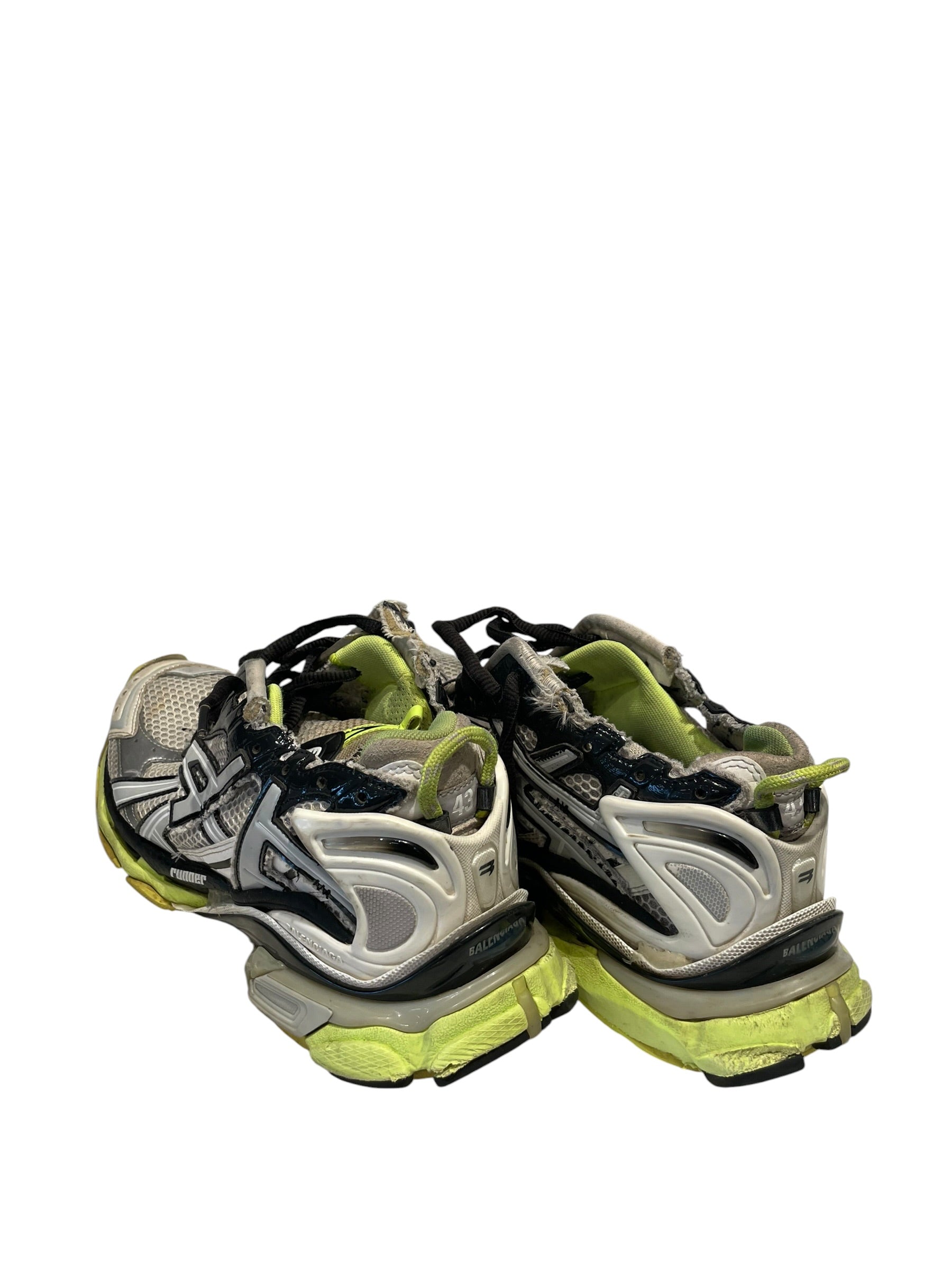 BALENCIAGA/Low-Sneakers/EU 43/GRY/Runner "Fluo Yellow" view 2