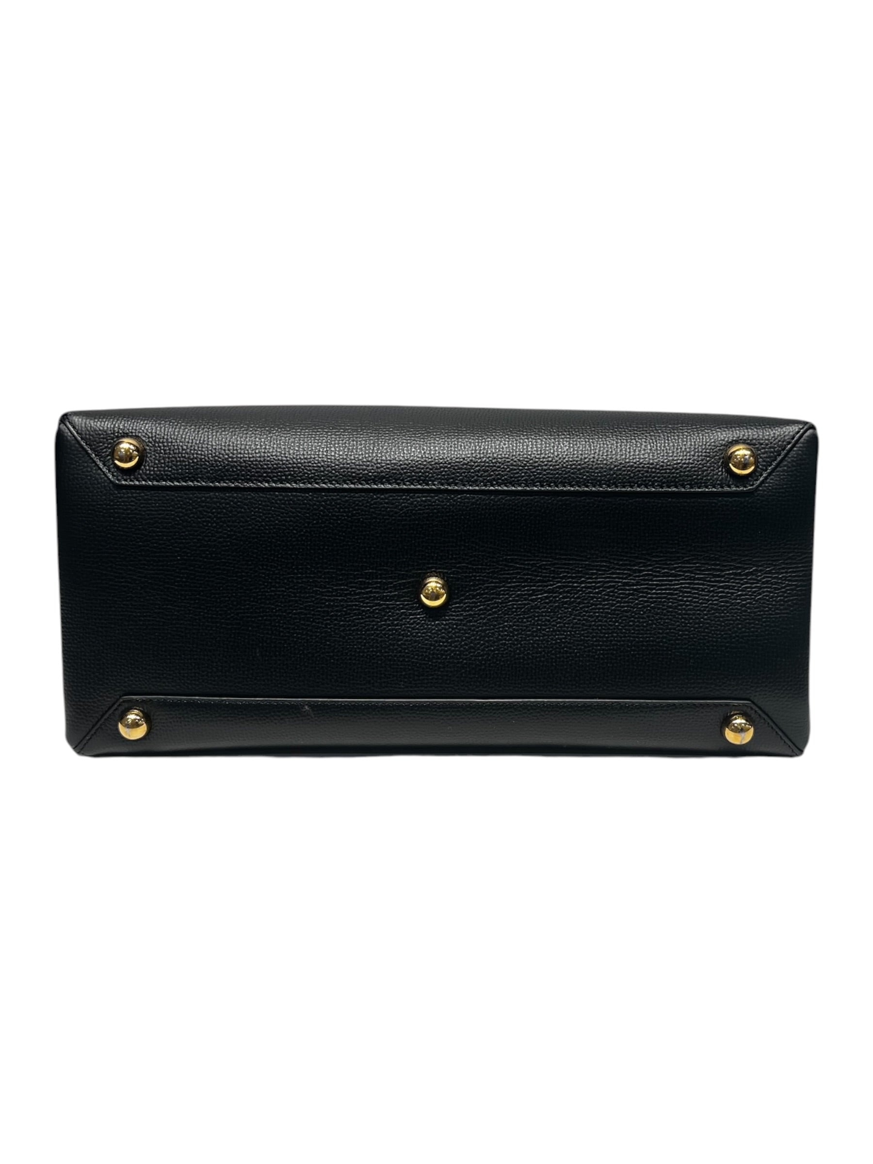 BURBERRY LONDON/Cross Body Bag/Plaid/Leather/BLK/ view 5
