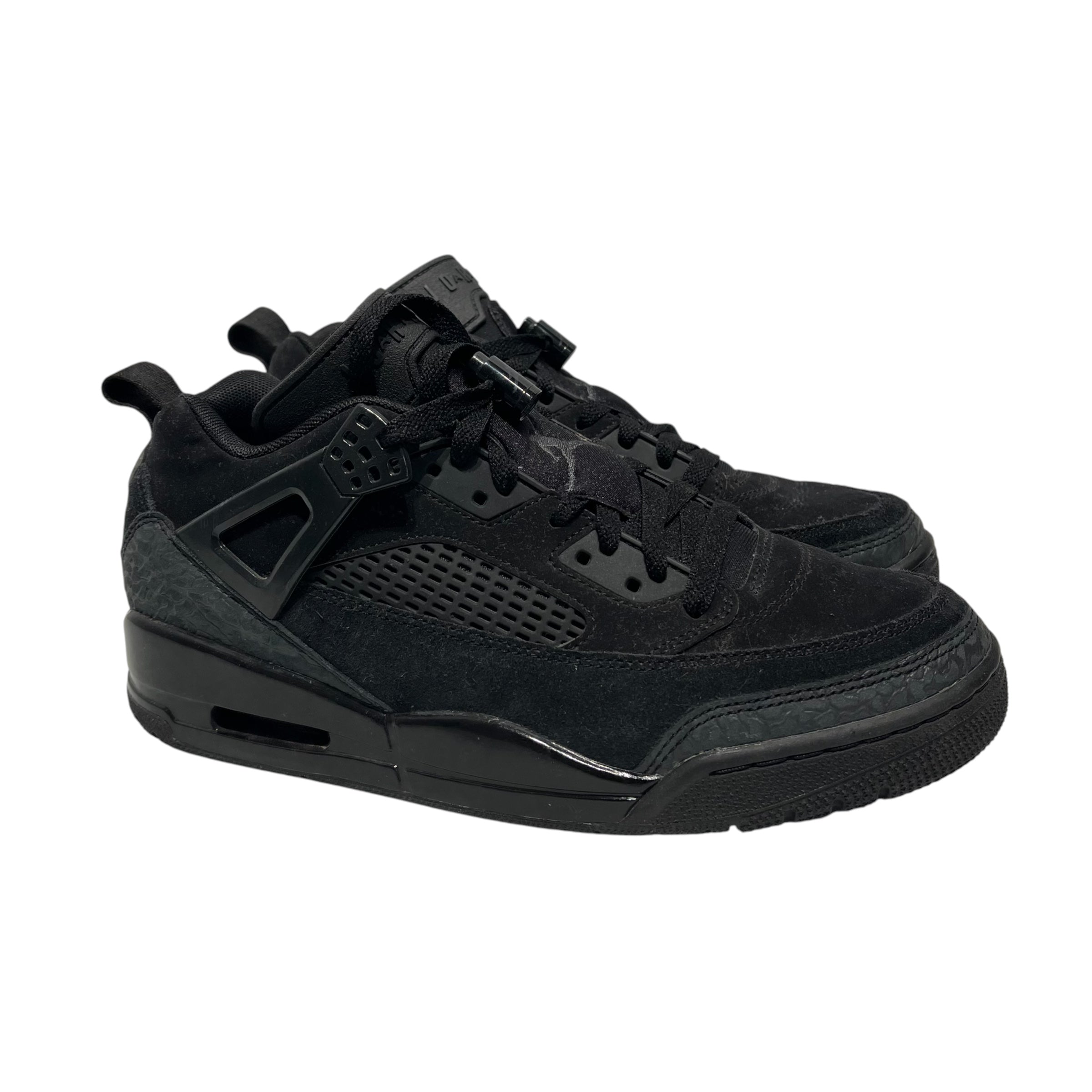 JORDAN BRAND/Low-Sneakers/US 8.5/Suede/BLK/spizike low black cats view 1