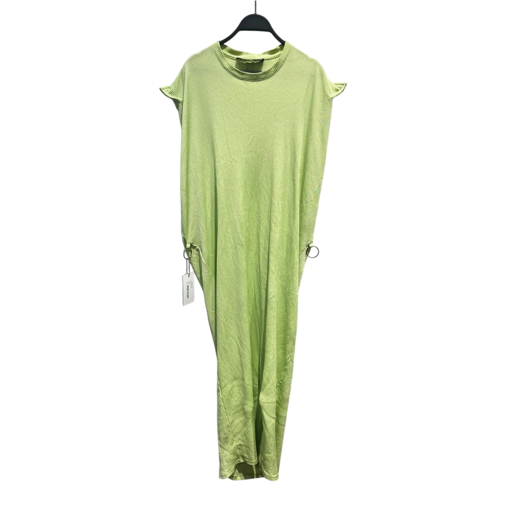 Y/PROJECT/SL Dress/38/Silk/GRN/SLVR RING-WAIST/SLEV OVRLAP view 1