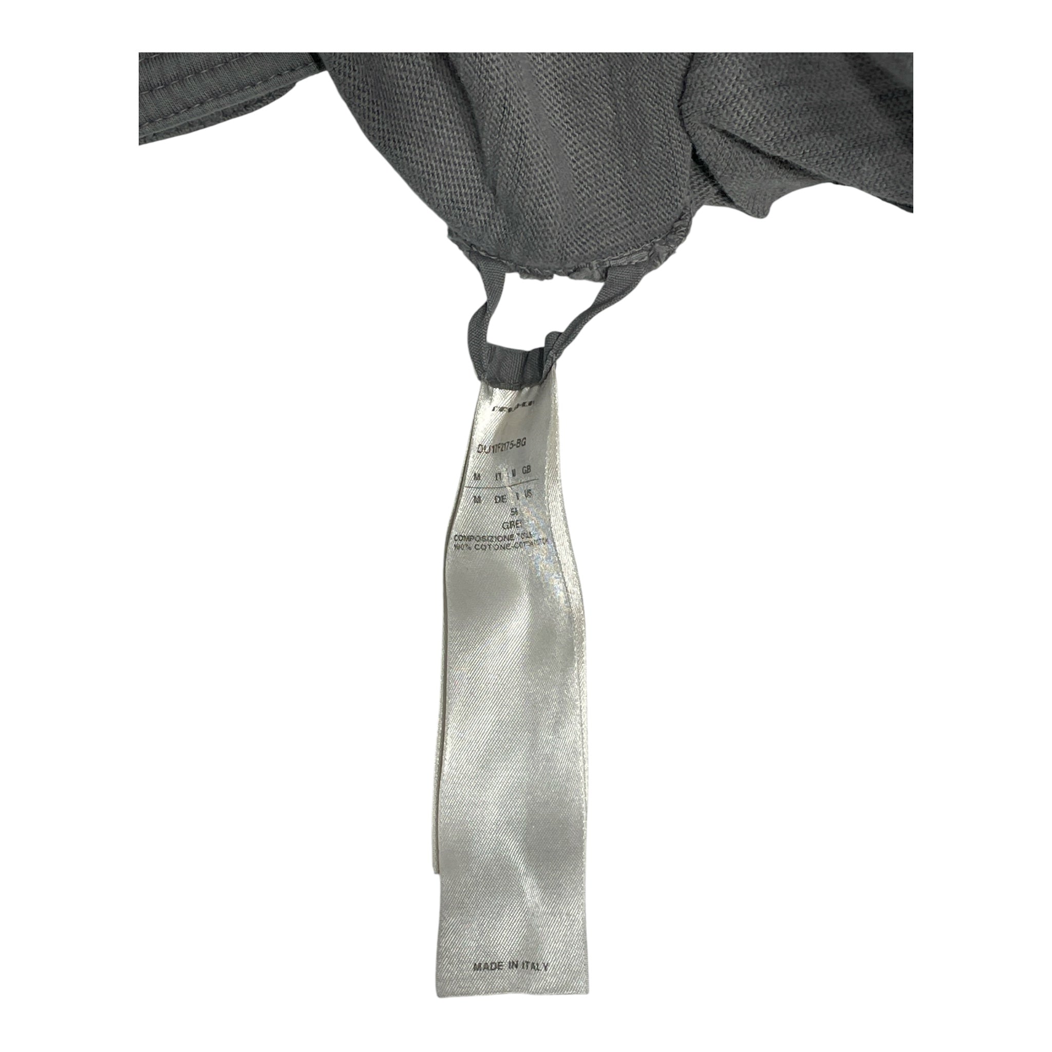 RICK OWENS DRKSHDW/Zip Up Hoodie/M/Cotton/GRY/Oversized Sleeveless Zip Up view 4