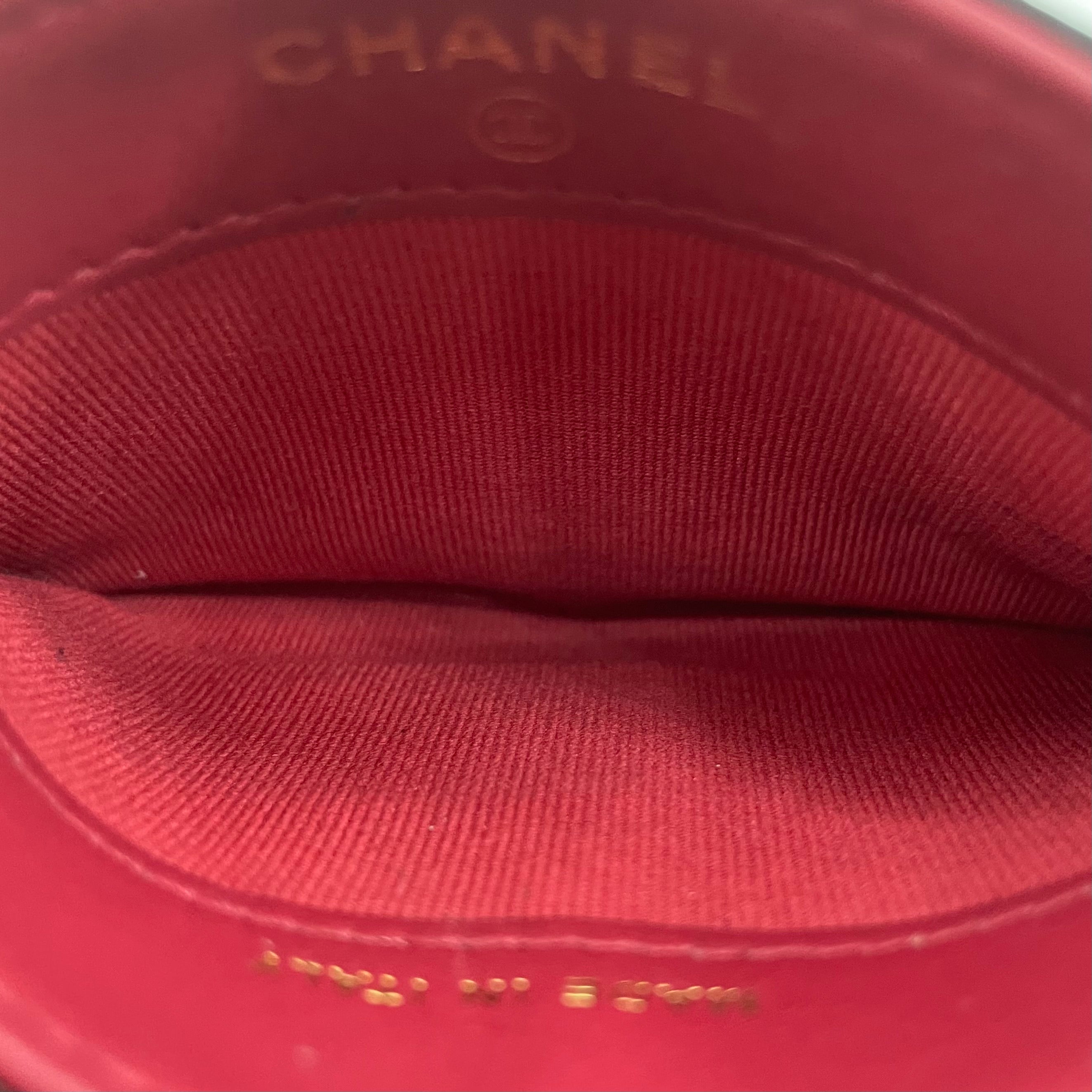 CHANEL/Wallet/Leather/BLK/GLD CHAIN CC view 3