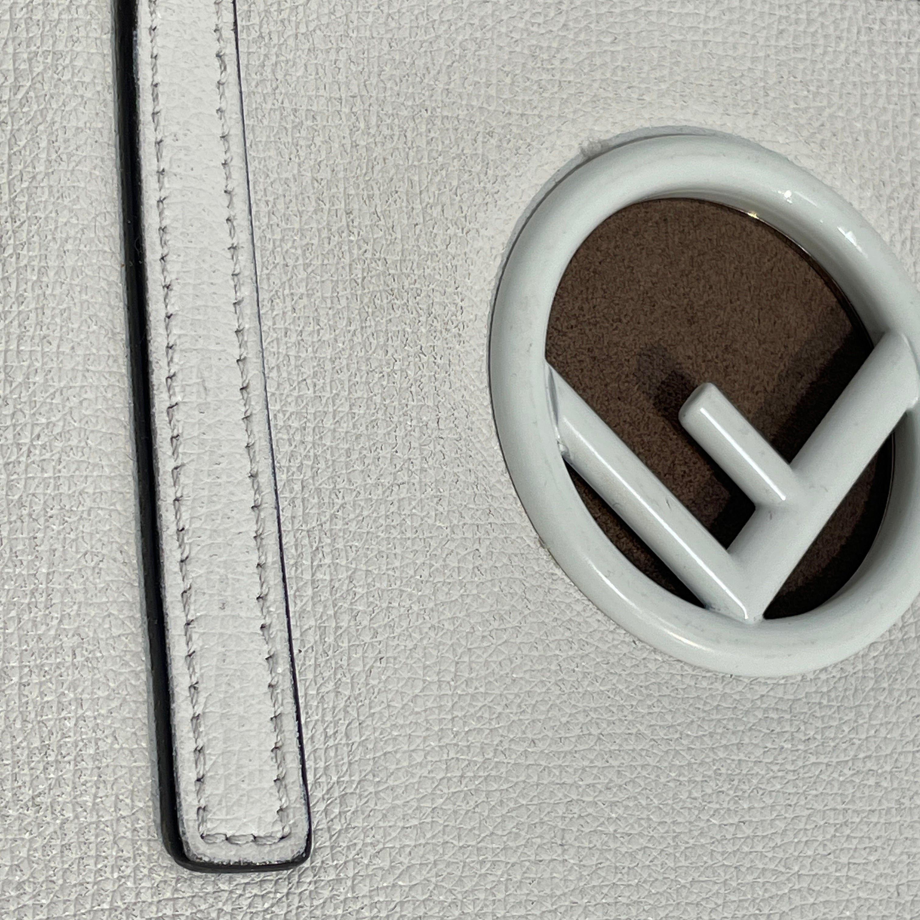 FENDI/Hand Bag/Leather/WHT/F is Fendi Shopper Tote view 6