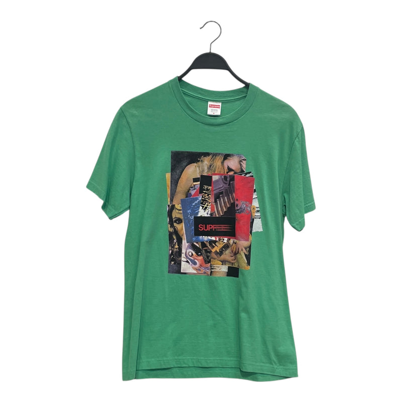 Supreme/T-Shirt/S/Cotton/GRN/stack tee  FW21