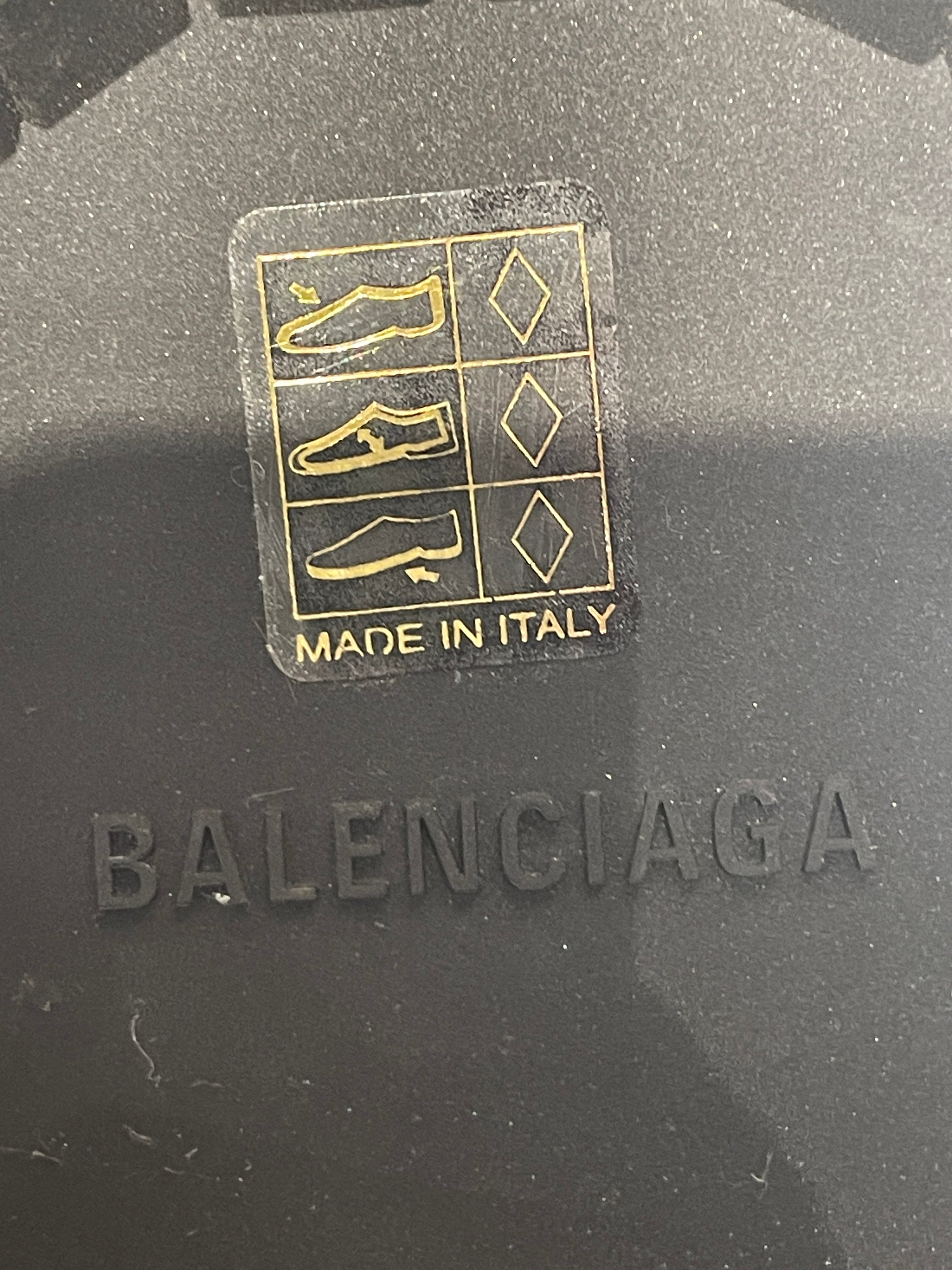 BALENCIAGA/Boots/US 7/Cotton/BLK/trooper rubber view 5