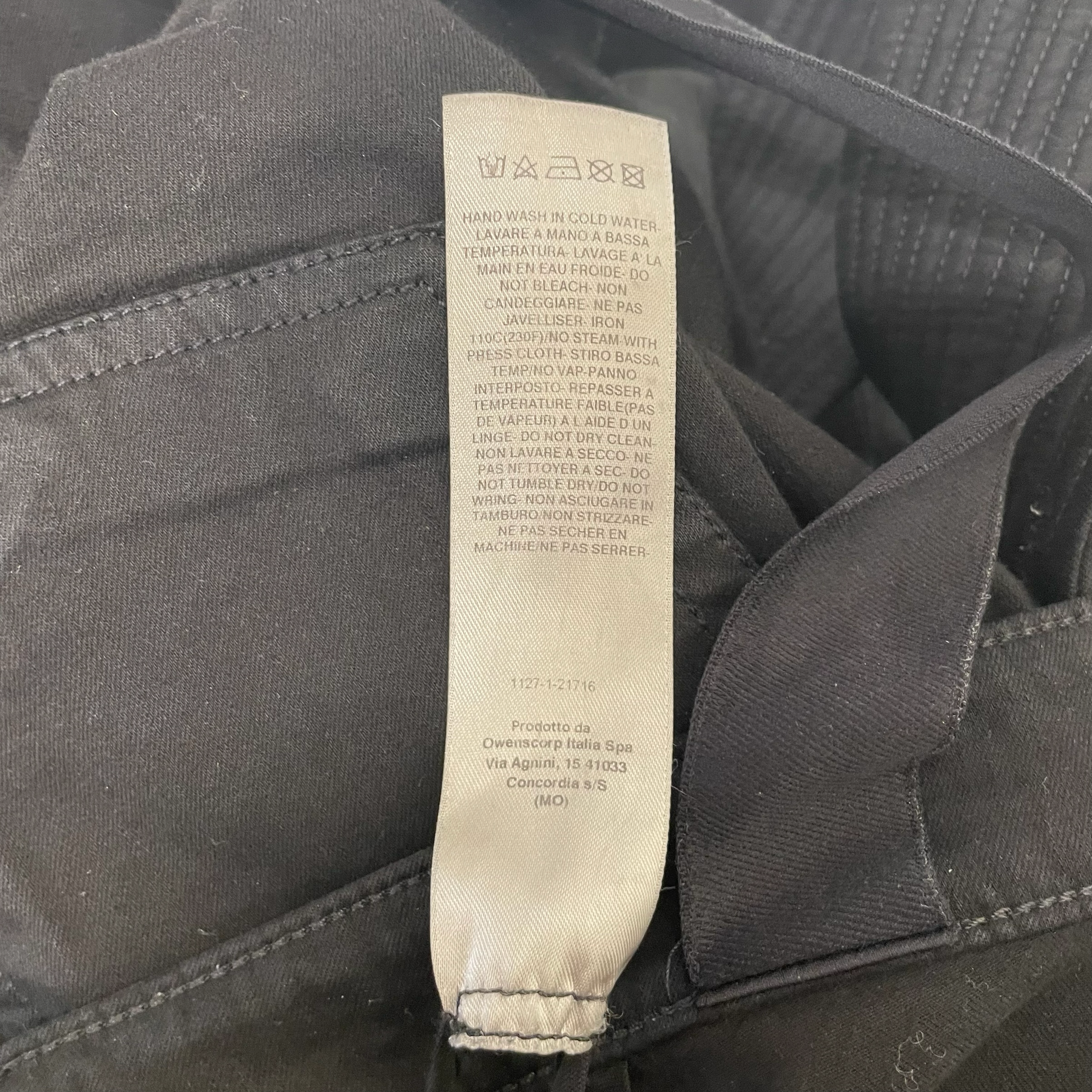 Rick Owens/Skinny Pants/32/Cotton/BLK/ view 5