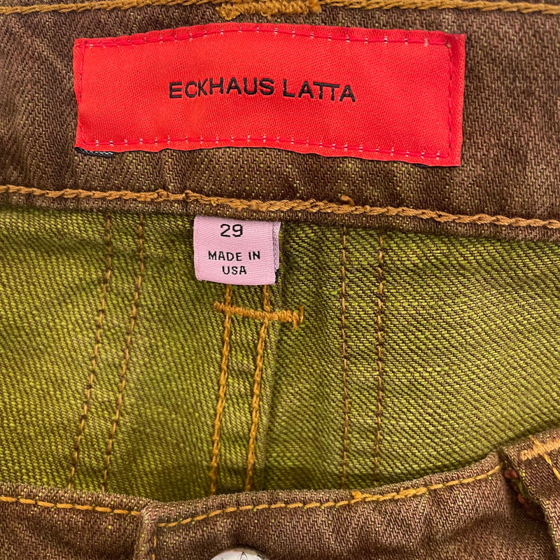 ECKHAUS LATTA/Wide Leg Pants/29/Denim/BRW/Baggy Jeans