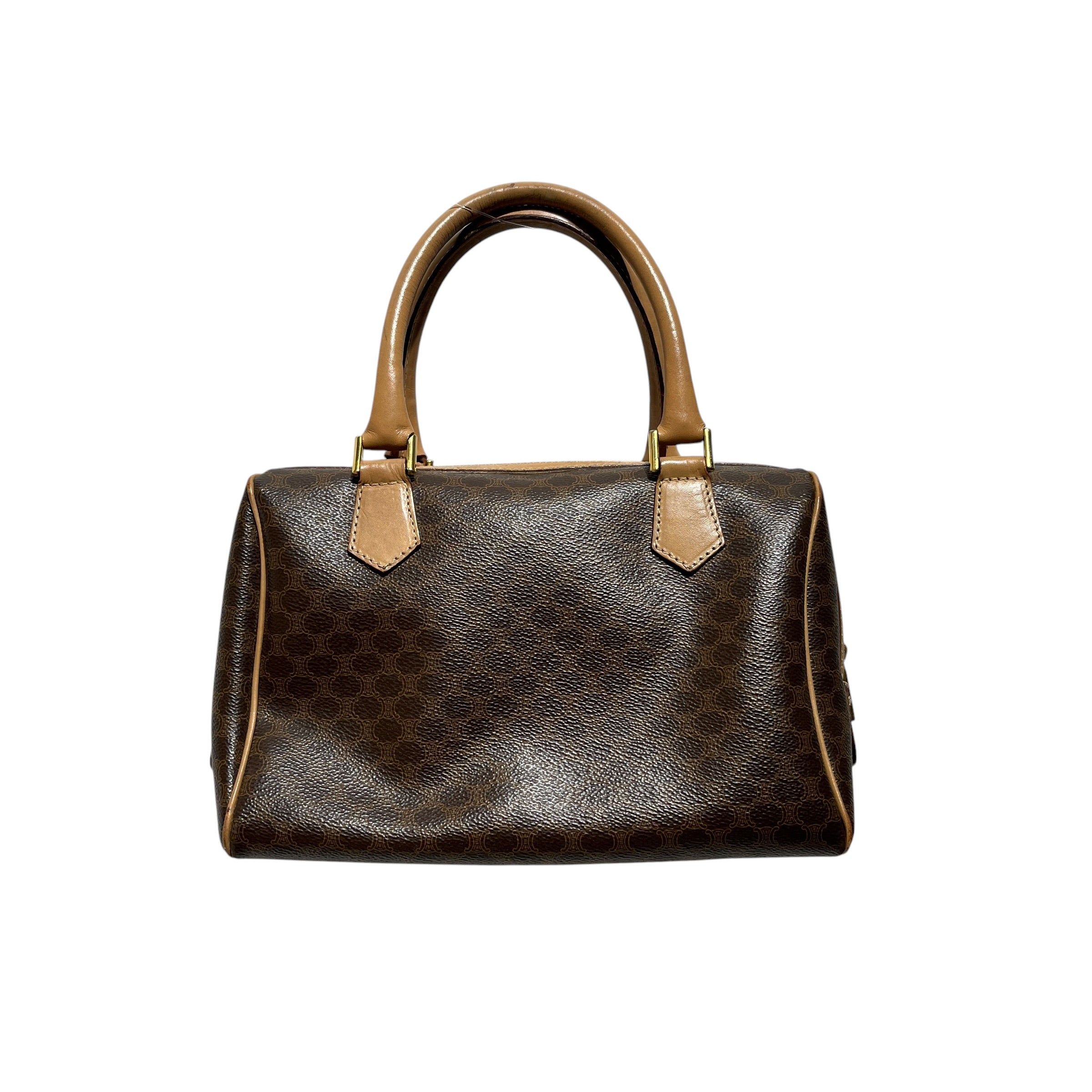 CELINE/Boston Bag/Monogram/Leather/BRW/Macadam Mini Boston view 2