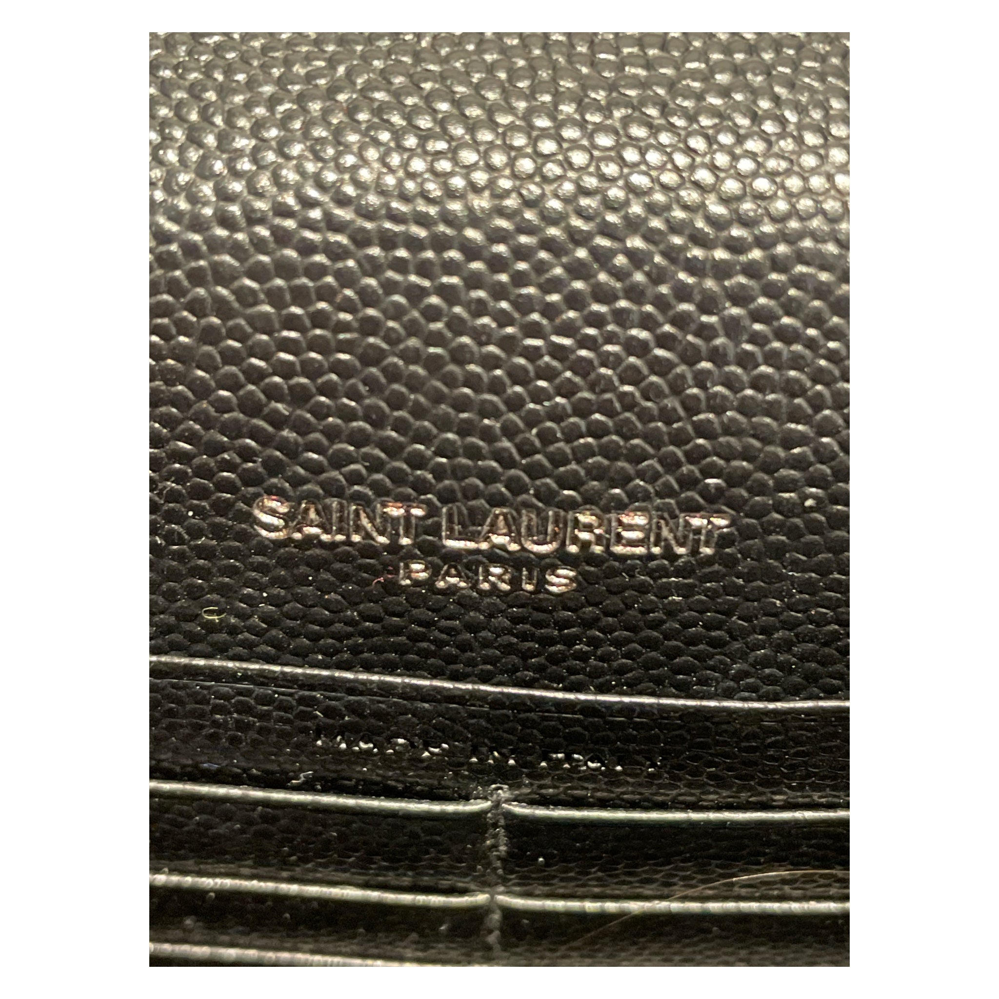 SAINT LAURENT/Cross Body Bag/Leather/BLK/Cassandra Quilted Bag view 4