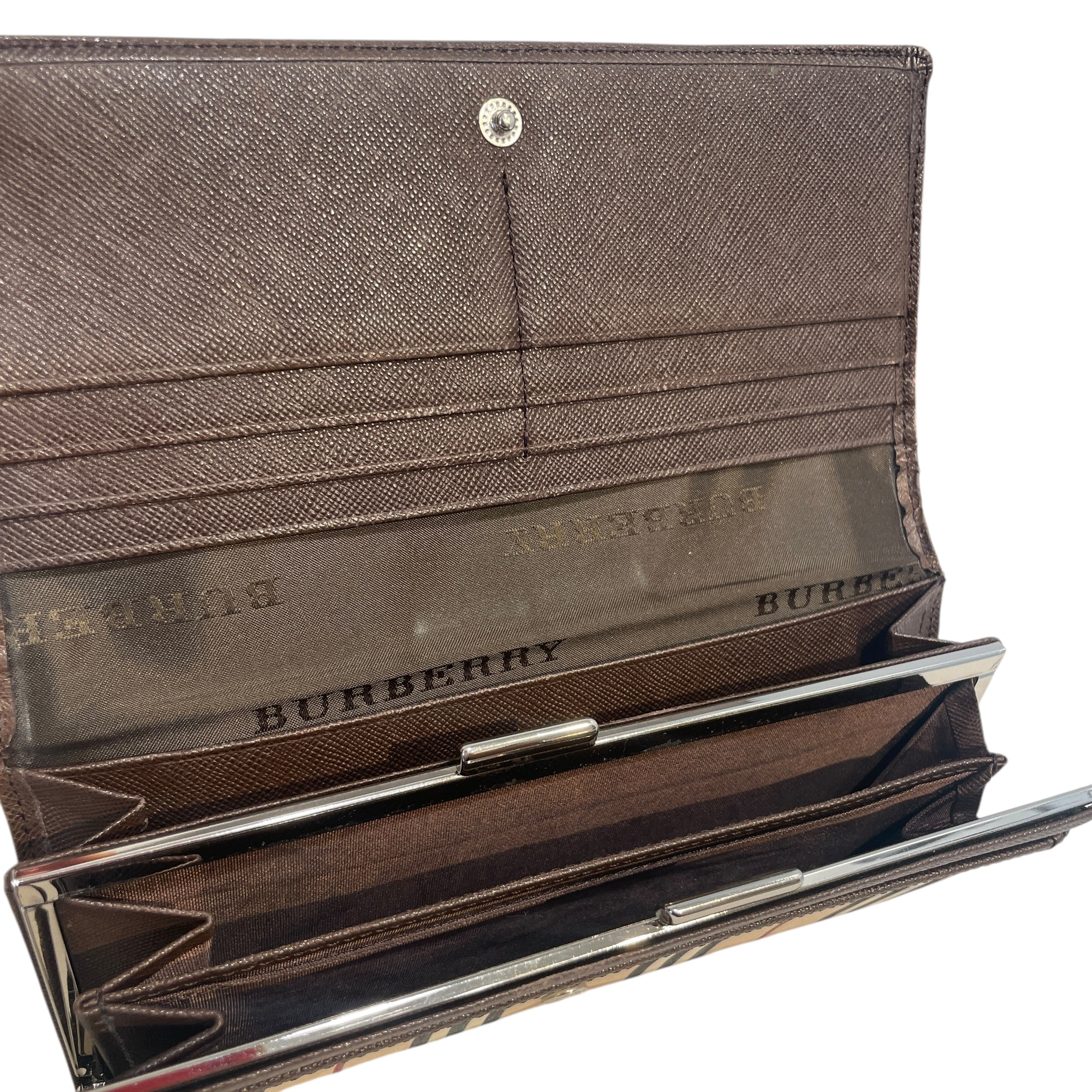 BURBERRY/Long Wallet/Leather/BRW/L's/Burberry Plaid Wallet view 5