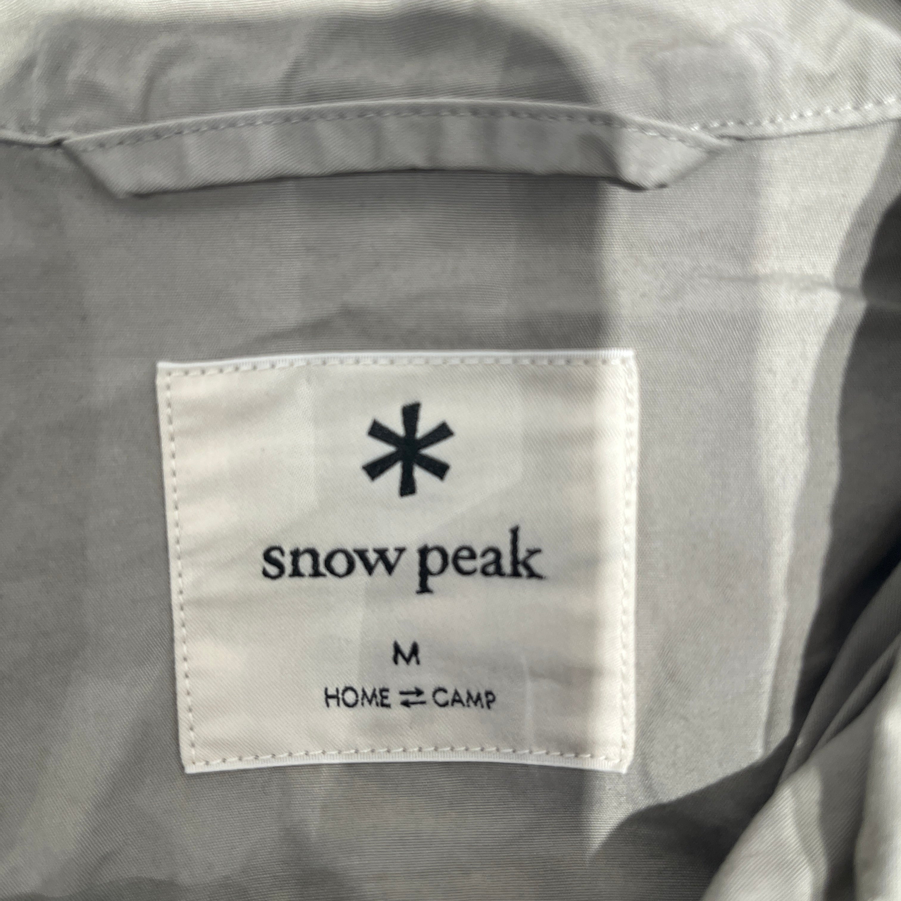 snow peak/Trench Coat/M/Cotton/GRY/ view 3